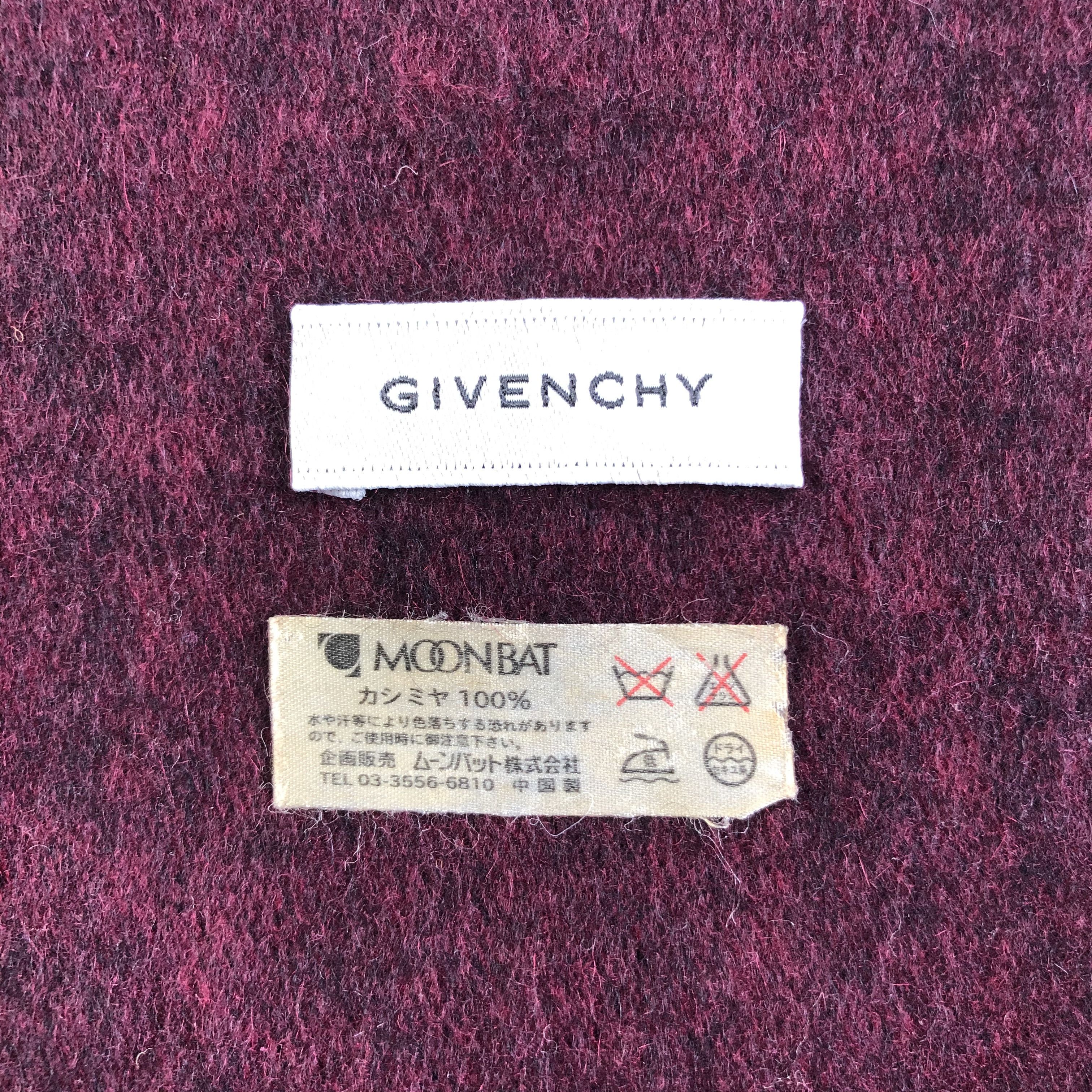 Givenchy Givenchy Wool Scarf / Muffler / Neckwear P130 Size ONE SIZE - 4 Thumbnail