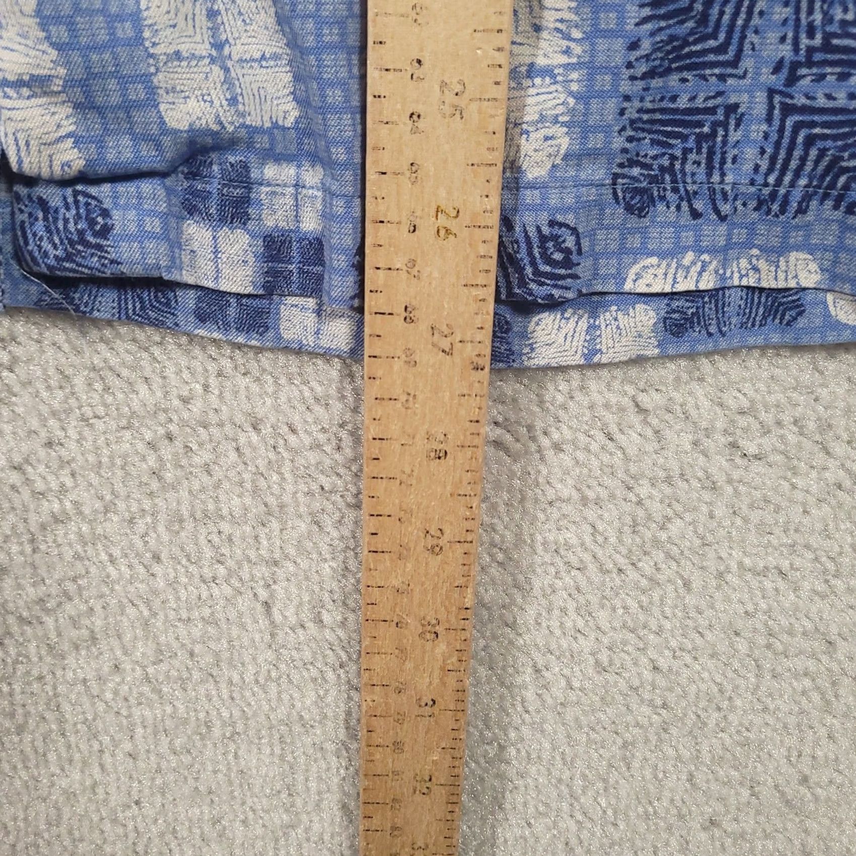 Nat Nast Nat Nast Silk Camp Shirt Mens L Blue Geometric Hawaiian Size US L / EU 52-54 / 3 - 6 Thumbnail