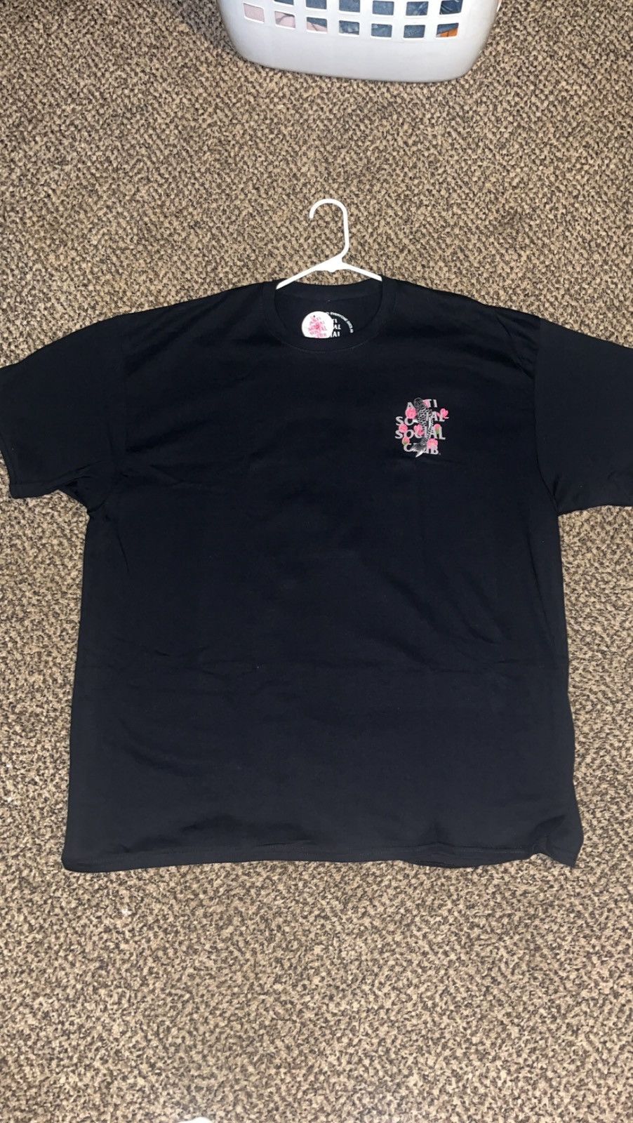 Anti Social Social Club NEW Anti Social Club Ornamental 3M Tee “Black” - XXL Size US XXL / EU 58 / 5 - 2 Thumbnail