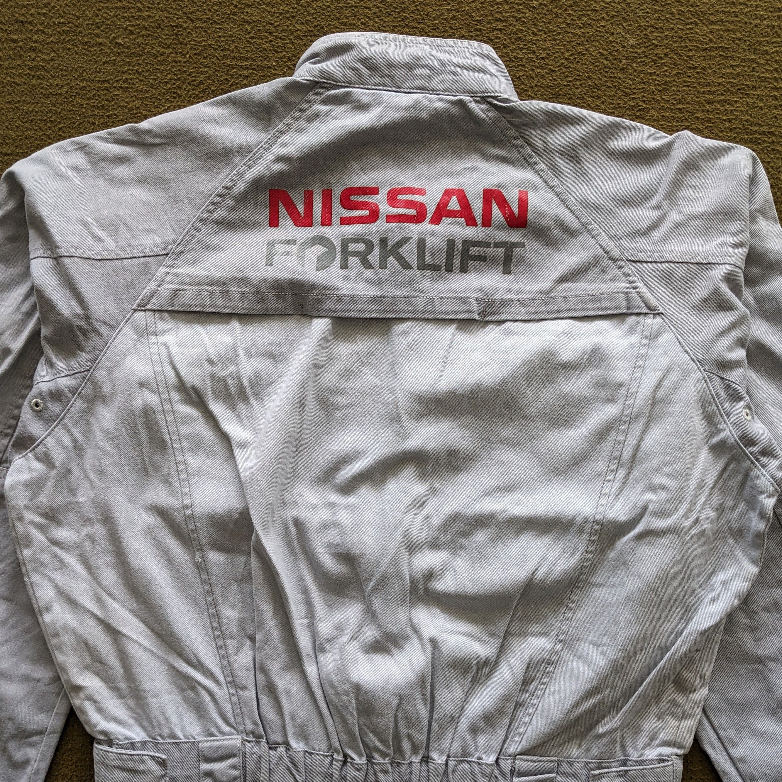 Vintage Vintage NISSAN FORKLIFT Racing Team Coverall Workwear Jacket Size US M / EU 48-50 / 2 - 2 Thumbnail