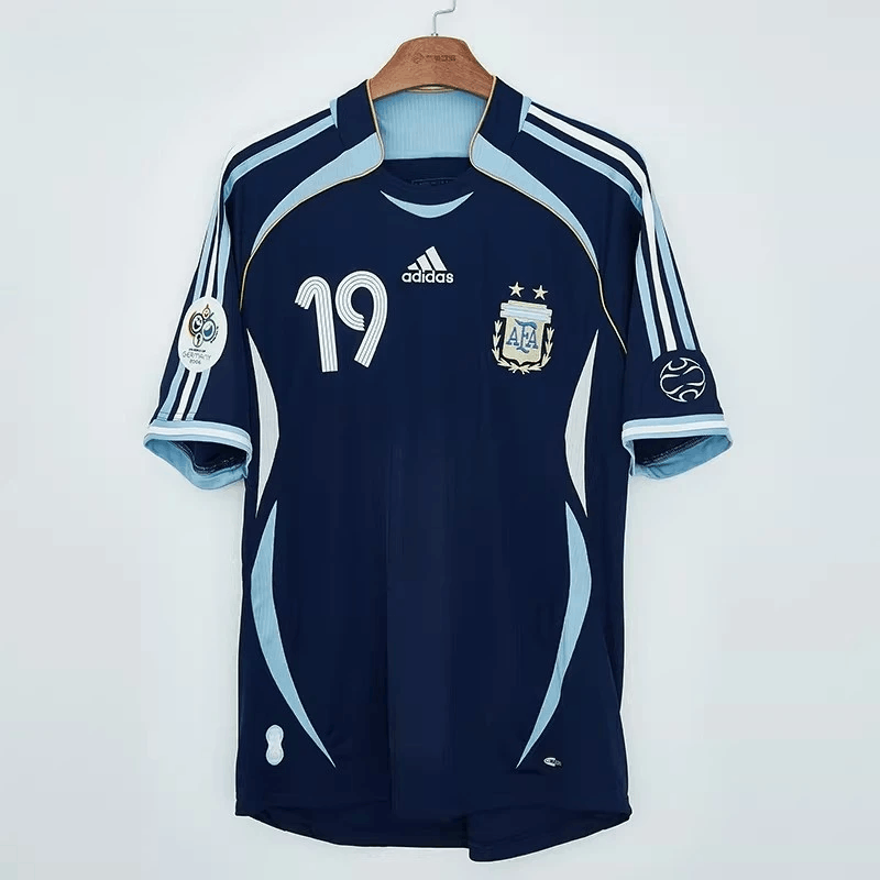2006 Argentina #19 Messi Football Jersey
