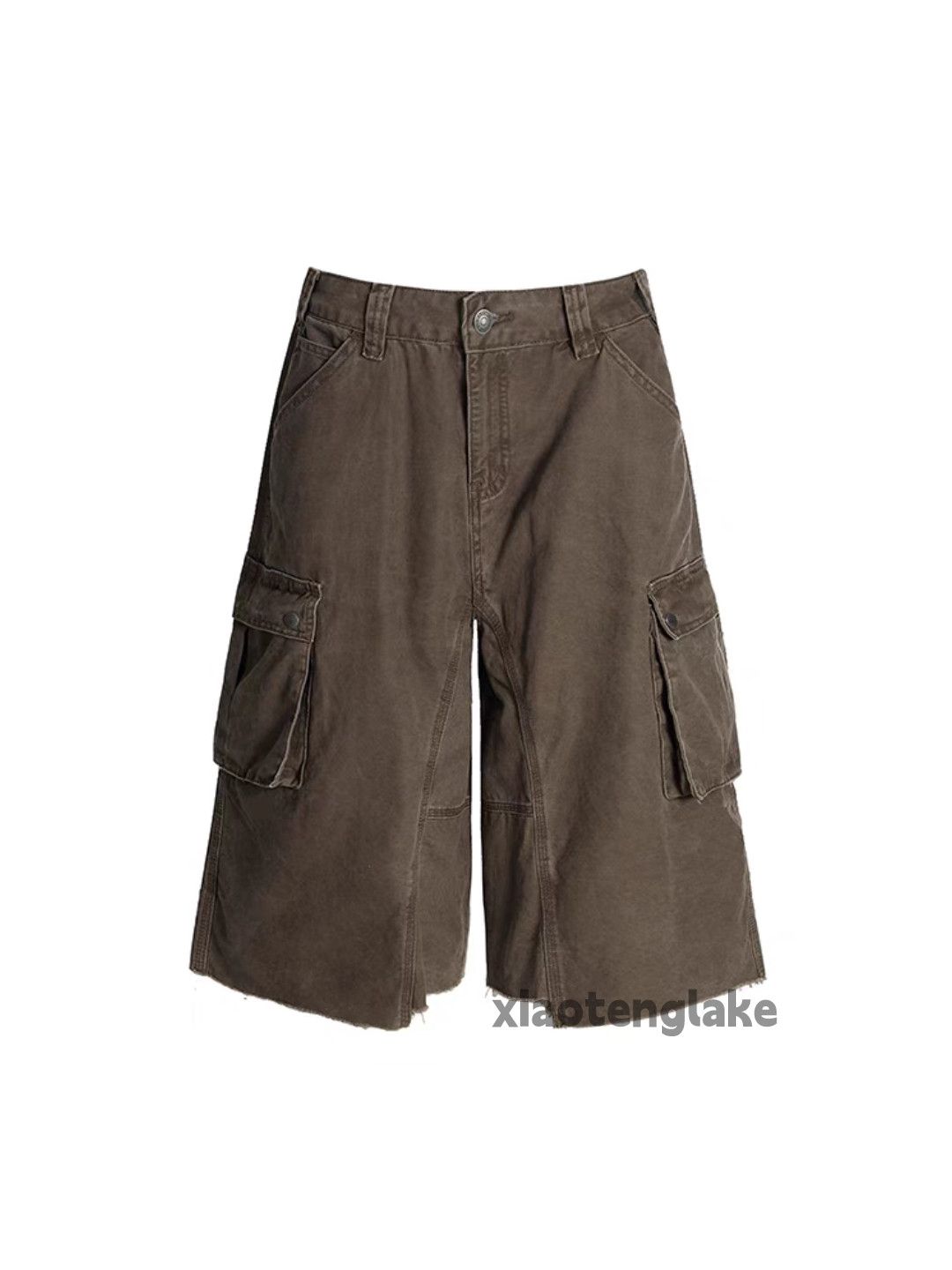 Designer Unisex utility loose baggy hiphop yuppie cargo shorts Size US 32 / EU 48 - 2 Thumbnail