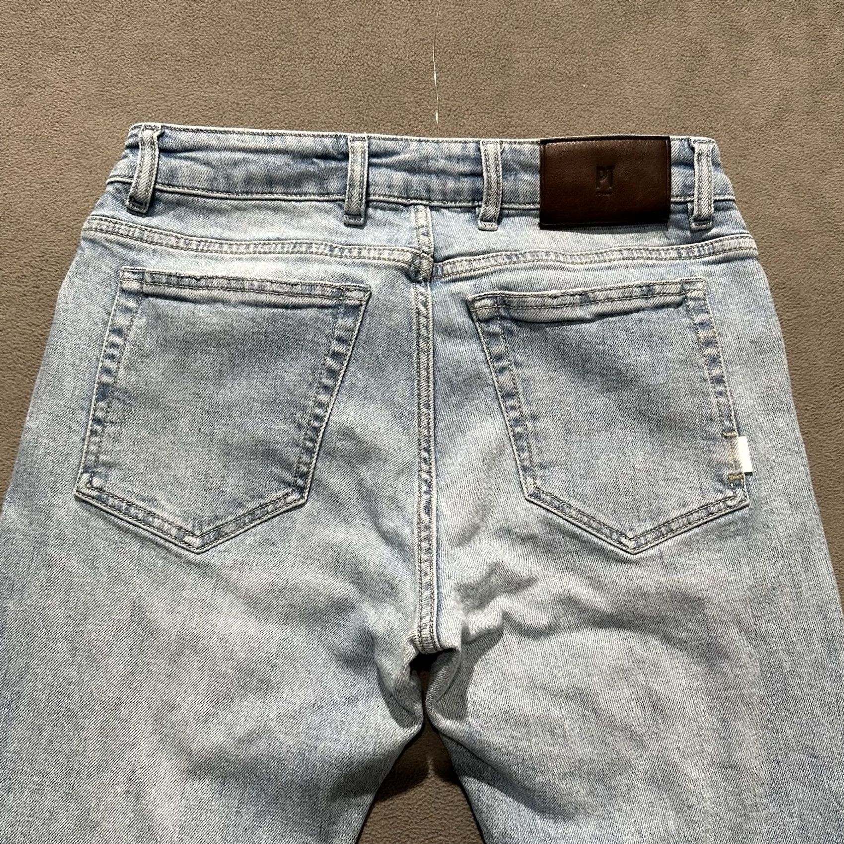 PT Torino PT Torino Jeans Mens 30 Blue Soul Denim RLZ Slim Fit Light Wash Size US 30 / EU 46 - 4 Thumbnail