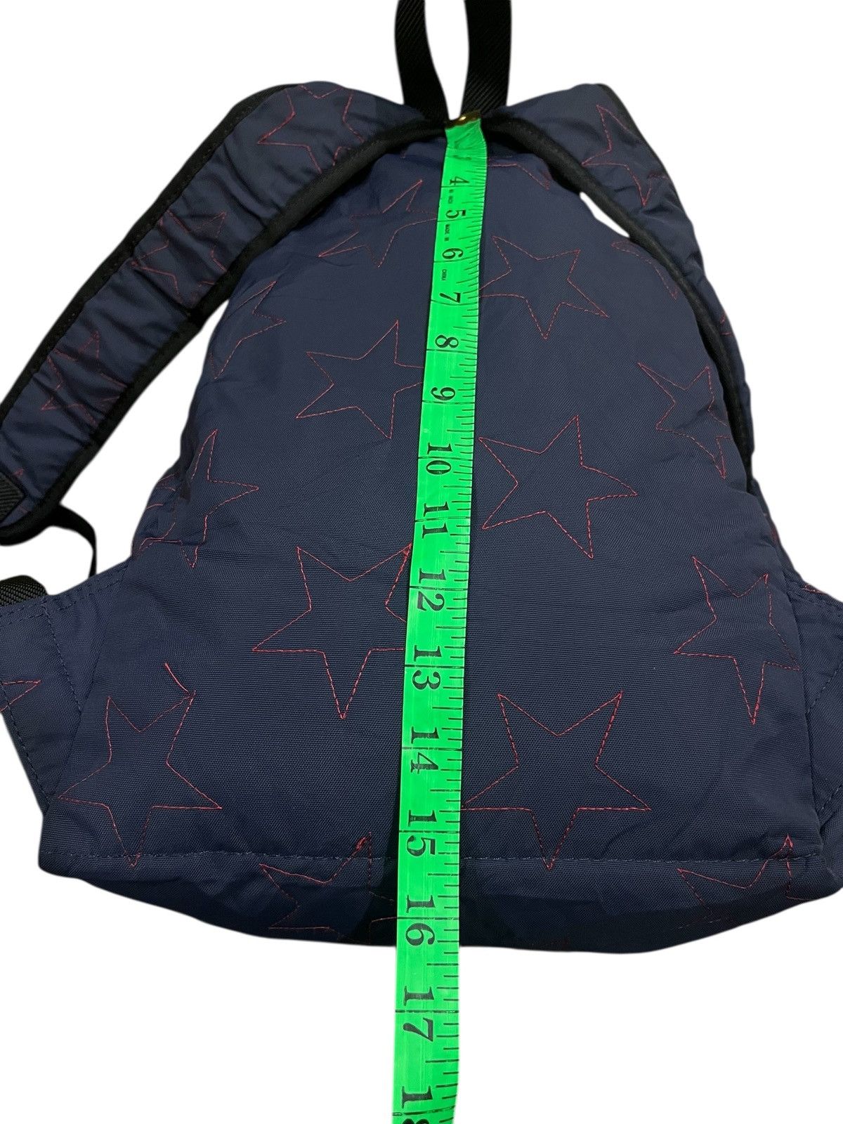 Japanese Brand VINTAGE SAZABY NYLON BACKPACK BLUE STAR RED DESIGN Size ONE SIZE - 16 Thumbnail