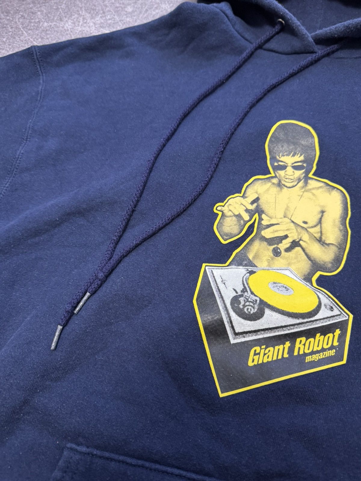 Hook-Ups Vintage 90s Giant Robot Magazine Bruce Lee Dj Hoodie Skate Size US L / EU 52-54 / 3 - 8 Thumbnail