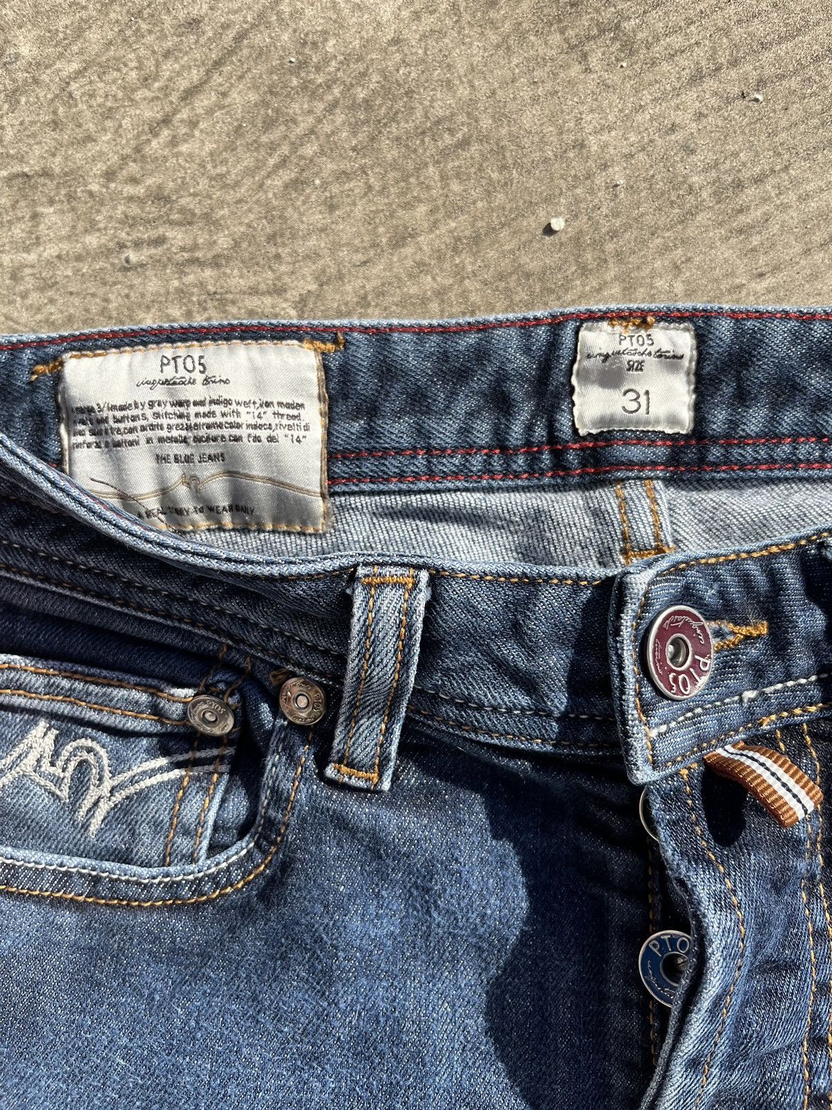PT Torino Pt05 Denim jeans Size US 31 - 3 Thumbnail
