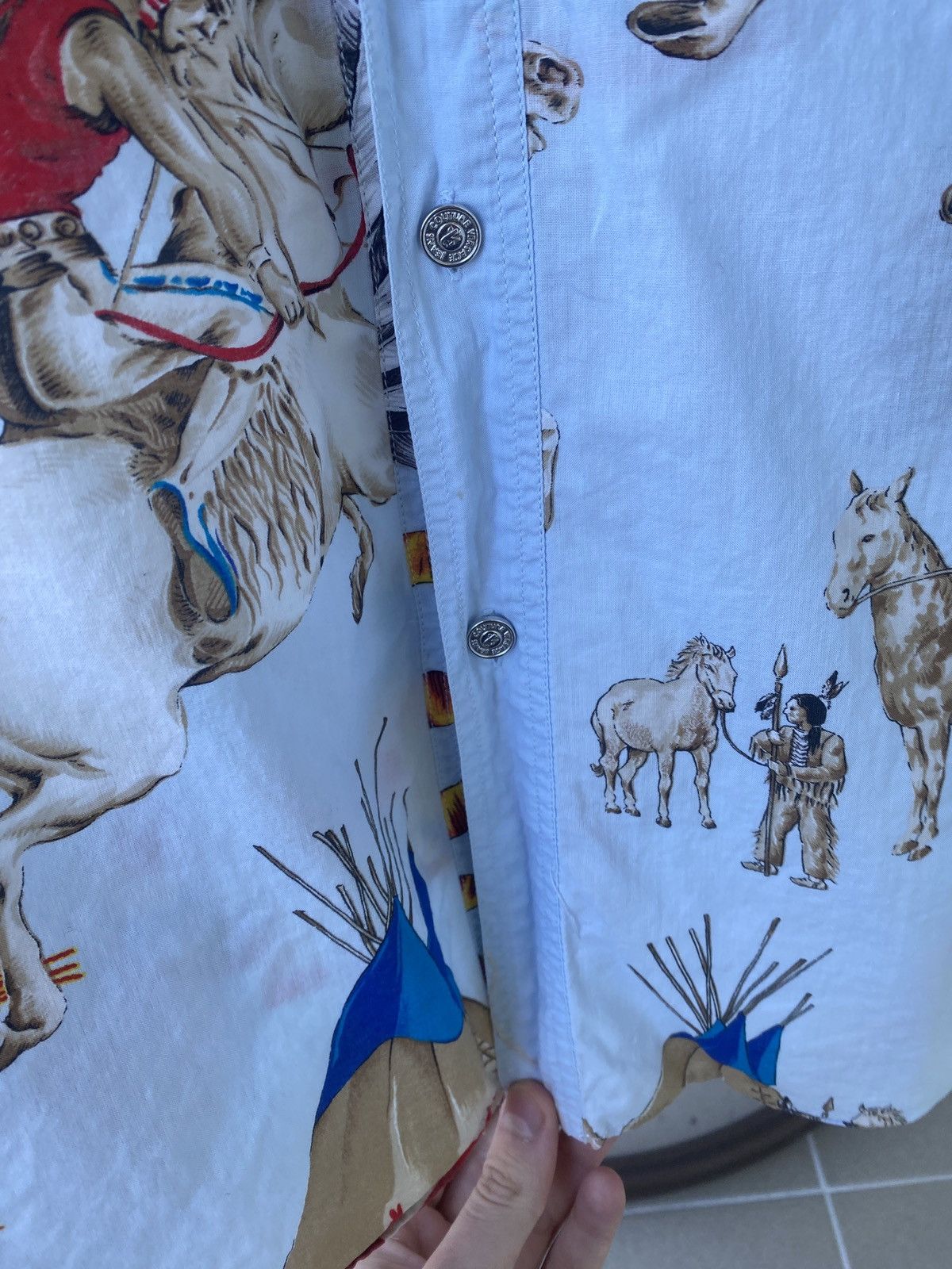 Versace Jeans Couture Versace jeans ultra rare indian shirt button up Size US XXL / EU 58 / 5 - 5 Thumbnail