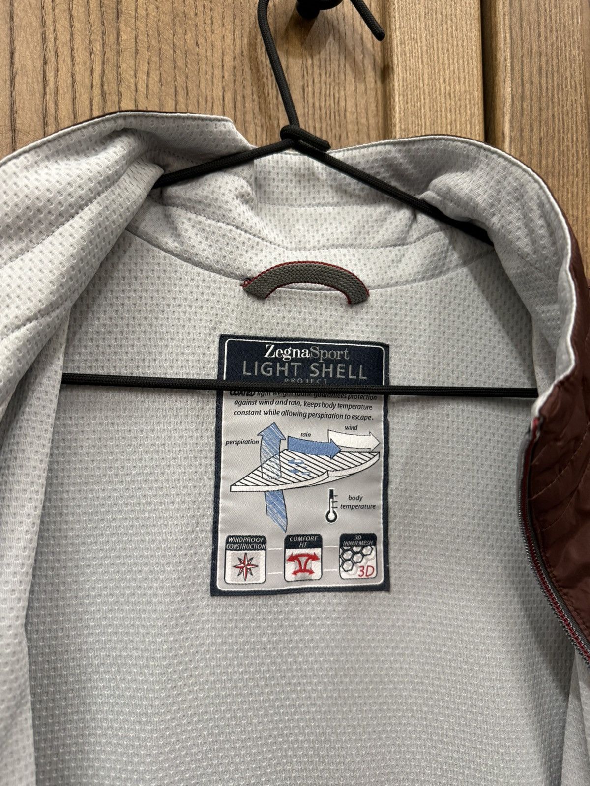 Z Zegna Zegna Sport Light Shell Project Dark Cherry Nylon Tracksuit Size US M / EU 48-50 / 2 - 8 Thumbnail