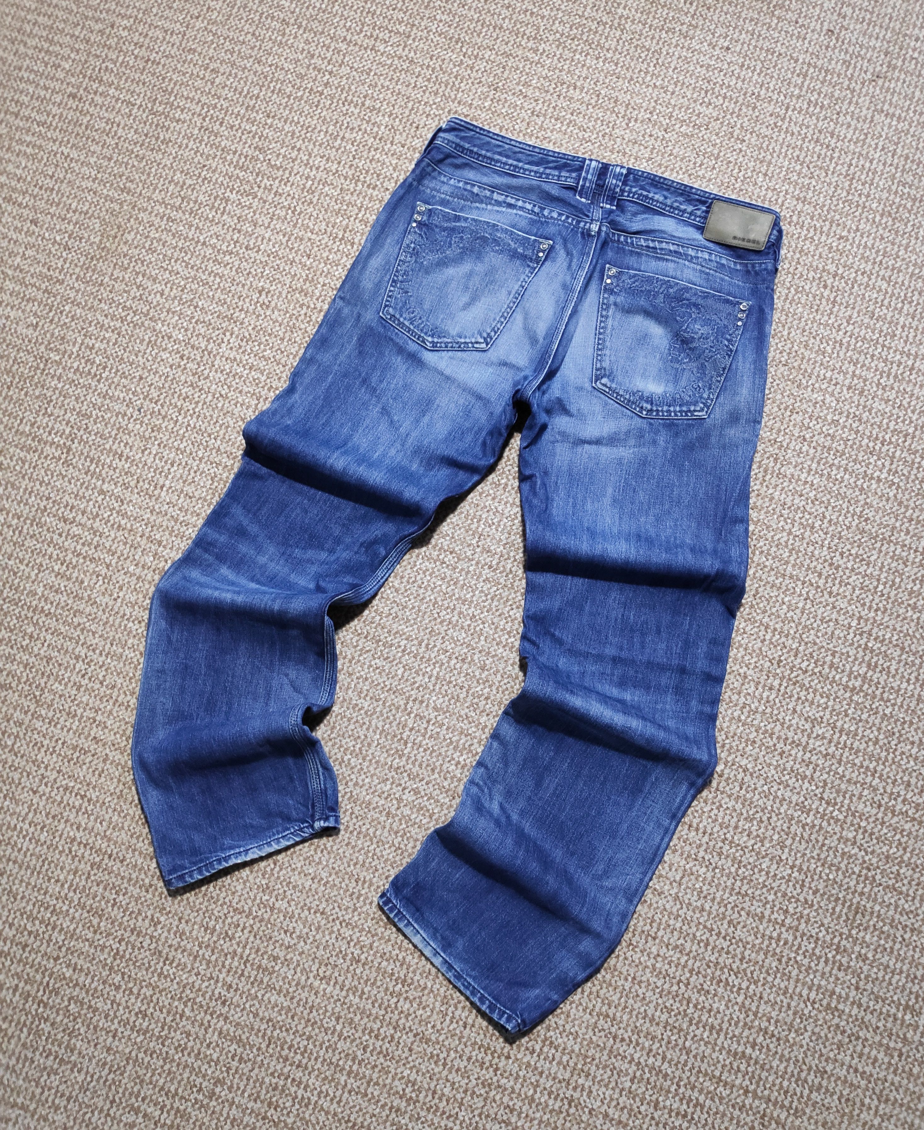 Diesel Diesel Mohawk Logo y2k Vintage Timmen Denim Jeans Straight Size US 34 / EU 50 - 2 Thumbnail