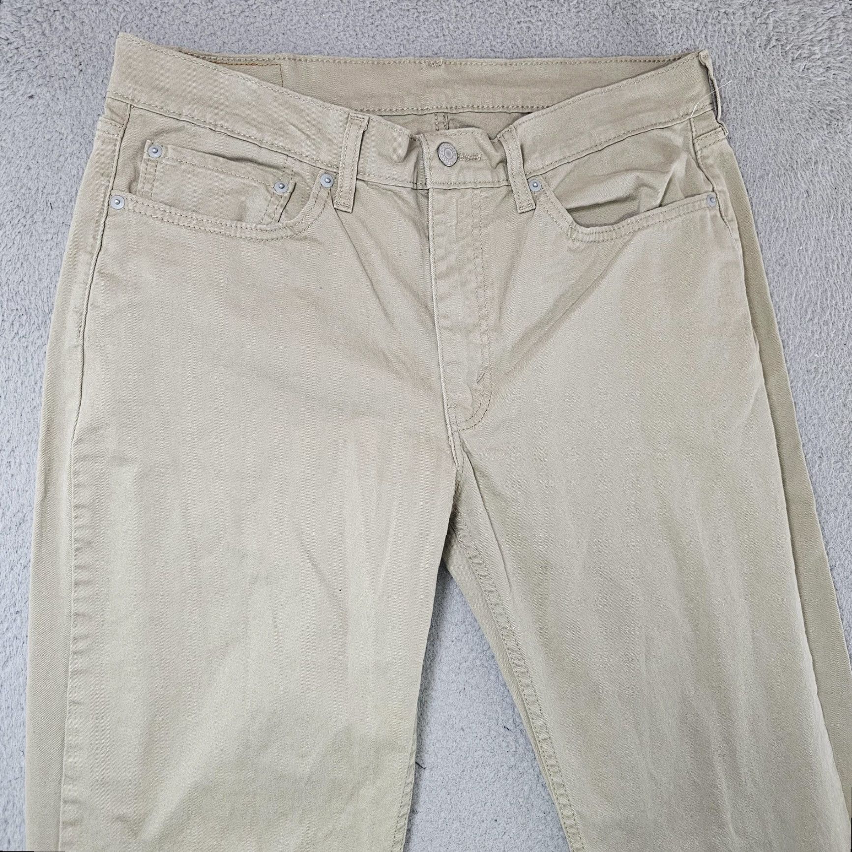 Levi's Levi's 514 Jeans Mens 36x32 Straight Leg Denim Casual Pants Beige 5-Pocket Design Zip Fly Mens Jeans Styles Vintage: No Size US 36 / EU 52 - 2 Thumbnail