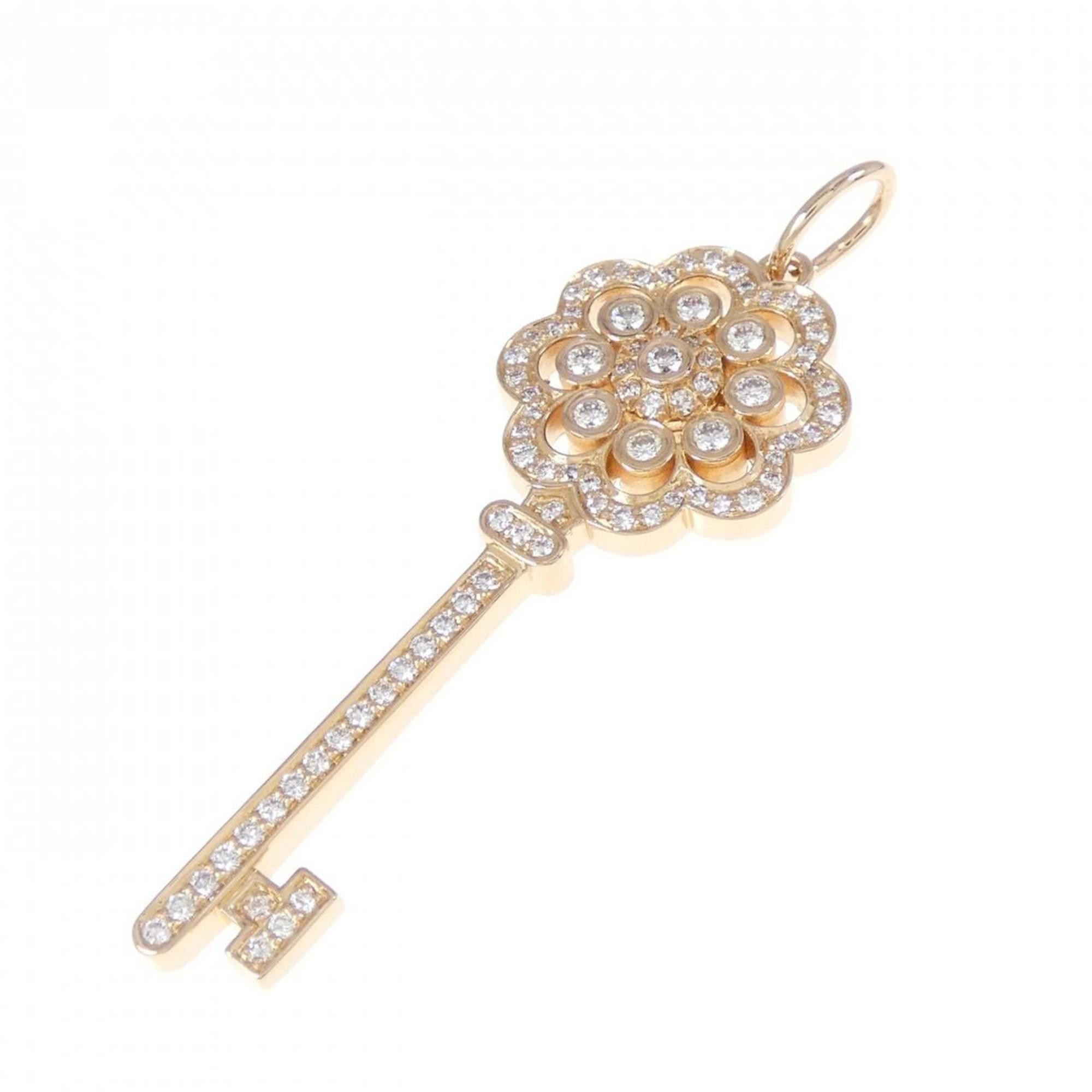 Tiffany Rose Key Pendant