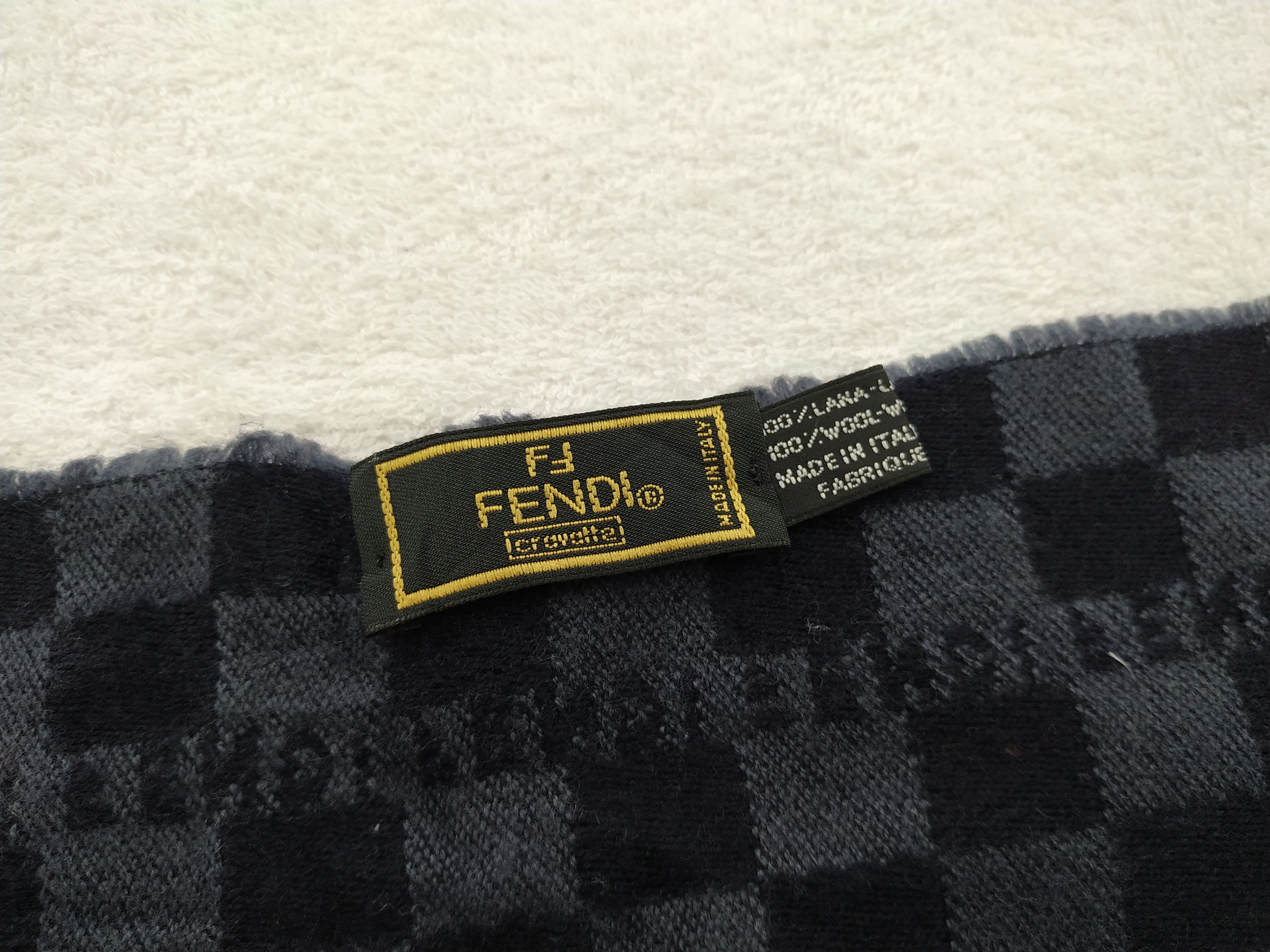 Fendi Vintage Fendi Wool Scarf/Muffler/Neckwear MF005 Size ONE SIZE - 5 Thumbnail
