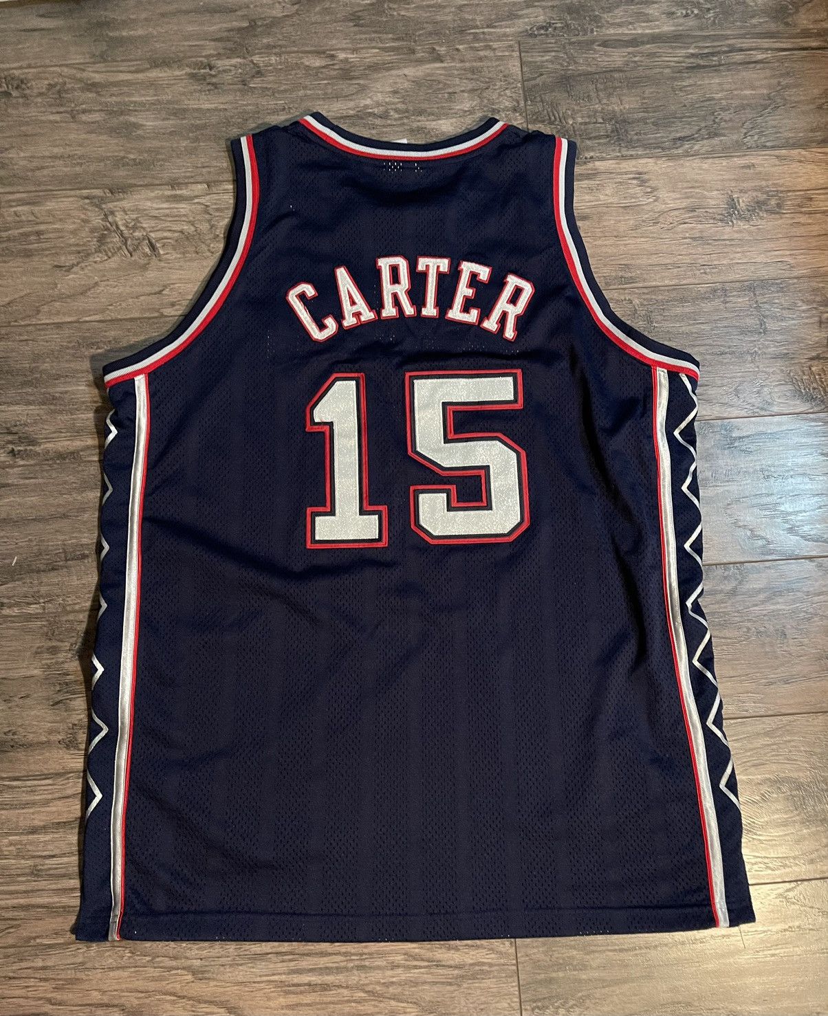 Reebok Vintage New Jersey Nets Vince Carter Jersey Size US XL / EU 56 / 4 - 2 Thumbnail