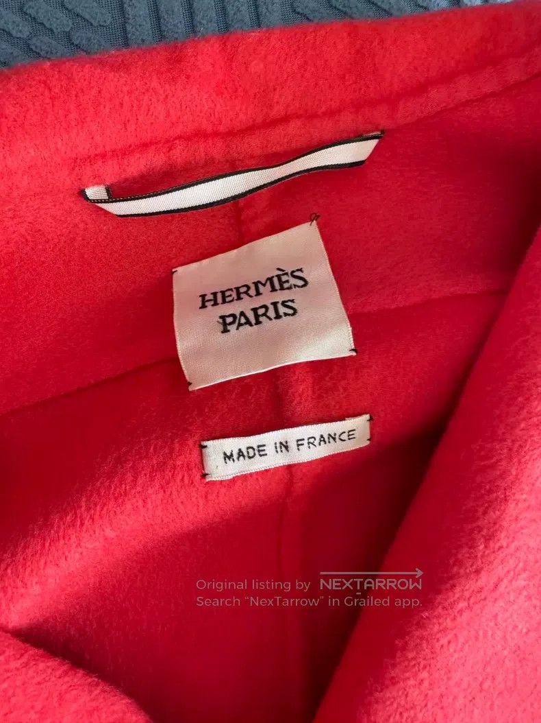 Hermes Hermes Pure cashmere overcoat Size XXS / US 00 / IT 34 - 3 Thumbnail