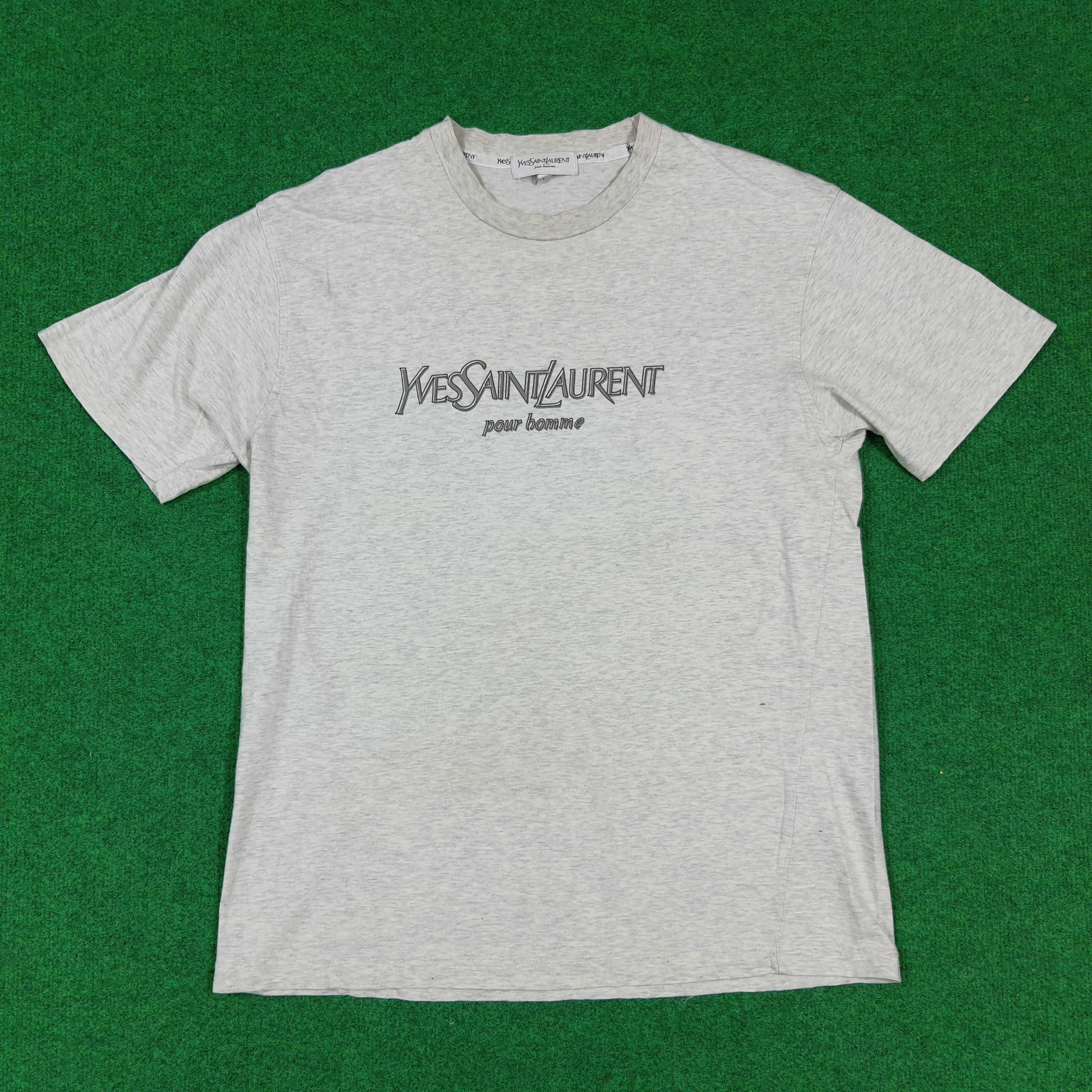 Streetwear × Yves Saint Laurent YSL tshirt France designer chest
