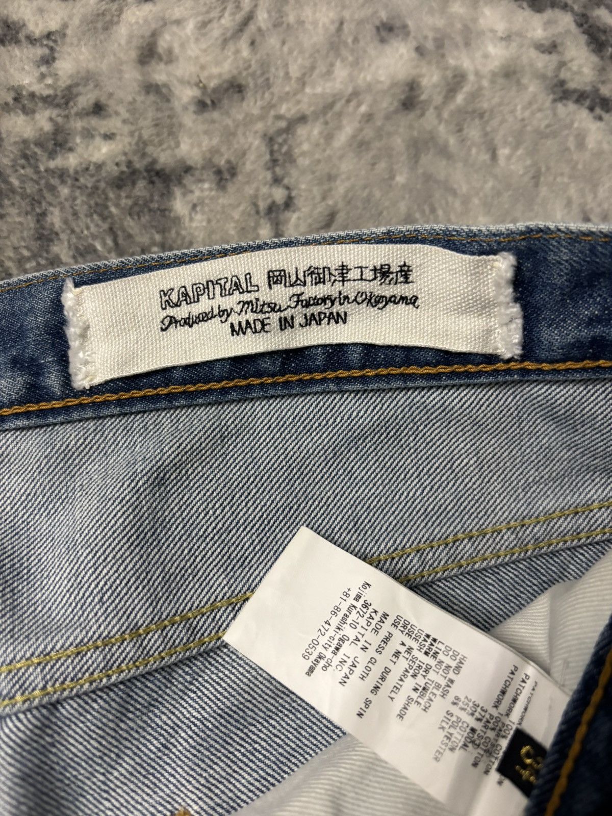 Kapital Kapital Kountry Gypsy Okabilly Patchwork Smiley Denim Size US 34 / EU 50 - 10 Thumbnail