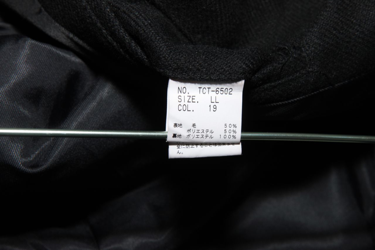 Tornado Mart Melton Wool Asymmetric Zip High Neck Coat Size US M / EU 48-50 / 2 - 4 Thumbnail