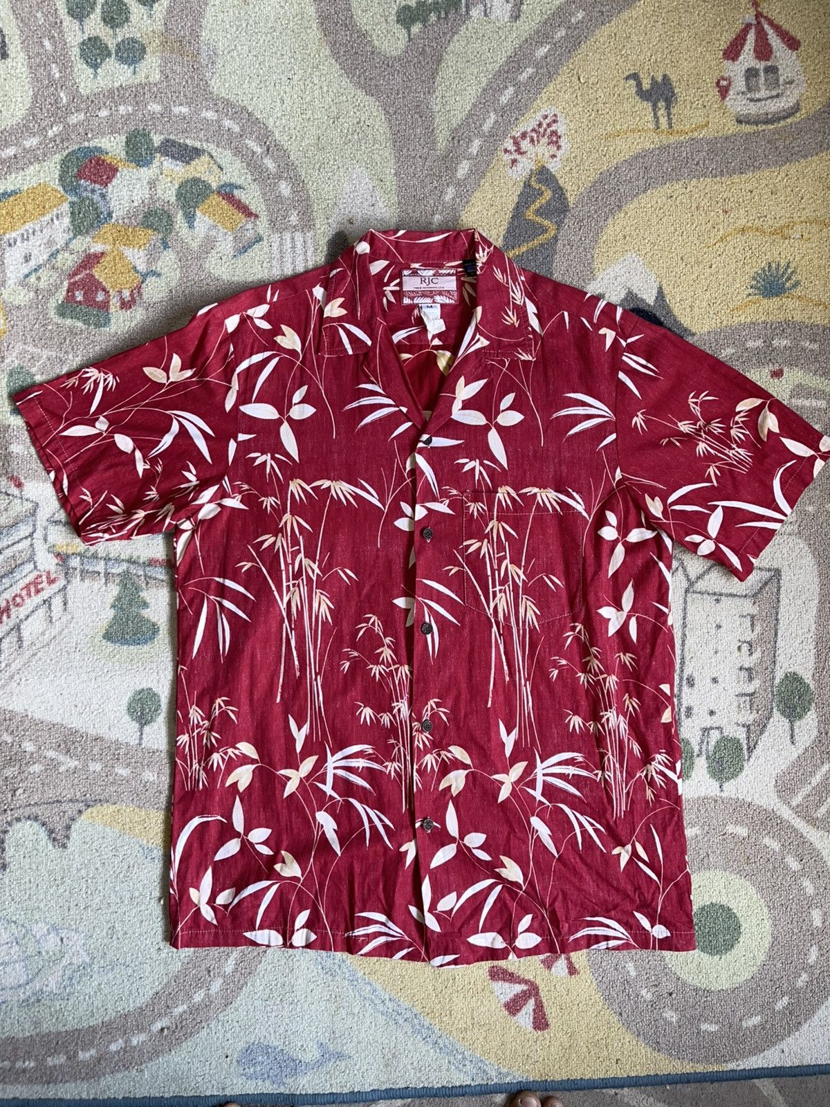Vintage RJC HAWAIIAN SHIRT RED M Size US M / EU 48-50 / 2 - 4 Thumbnail