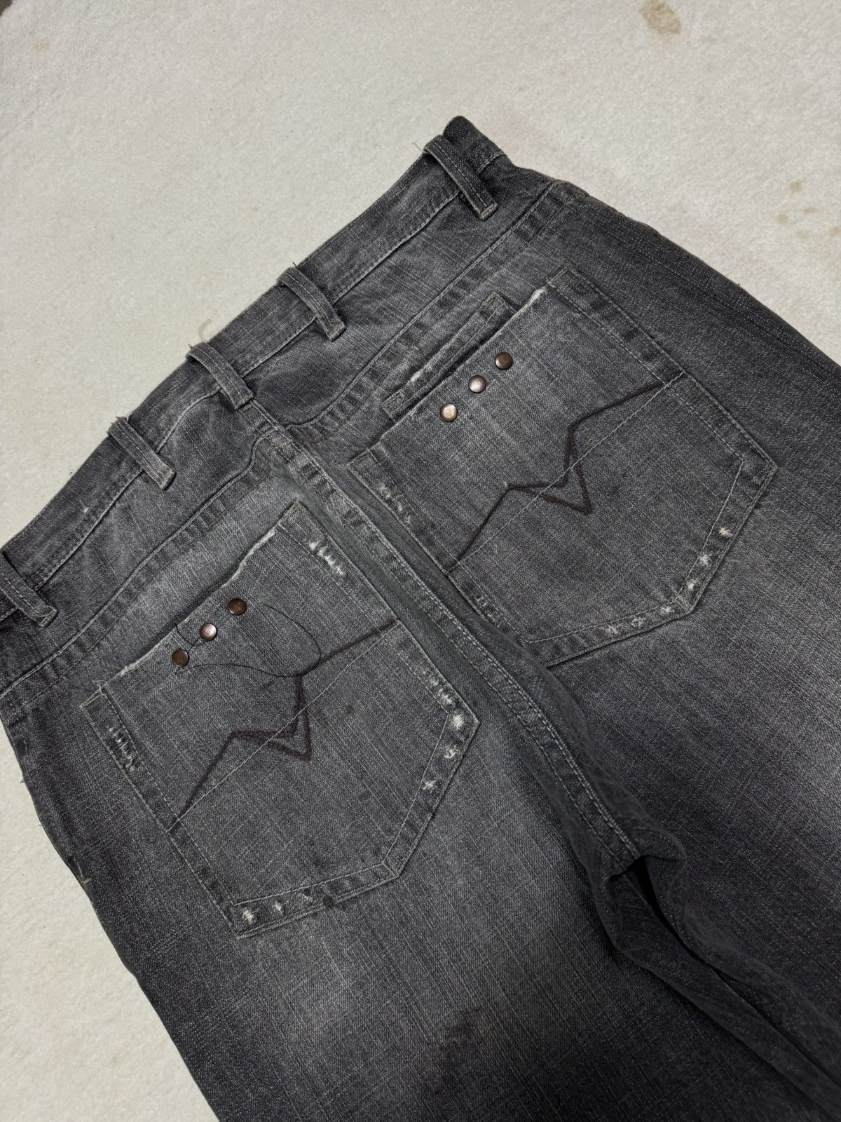 Japanese Brand VINTAGE 2000s BROGUE HOMME BAGGY JNCO FUBU HIPHOP STYLE Size US 32 / EU 48 - 15 Thumbnail