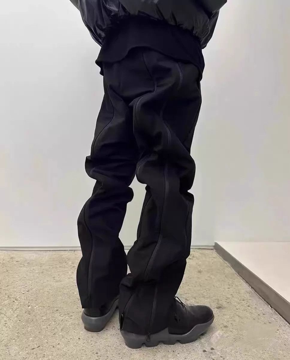 POST ARCHIVE FACTION (PAF) PAF 5.1 23FW Black Vertical Full-Zip Pants M Size US 32 / EU 48 - 1 Thumbnail