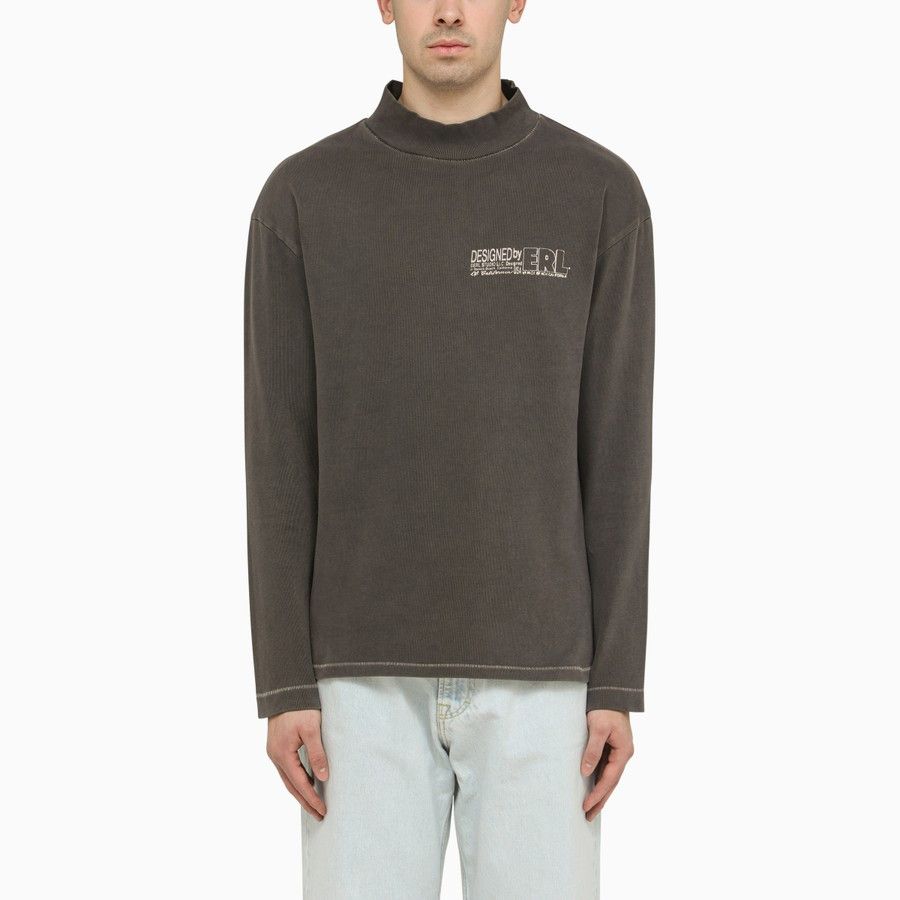 image of Erl O1D2Blof0424 Sweatshirt In Black, Men's (Size Medium)