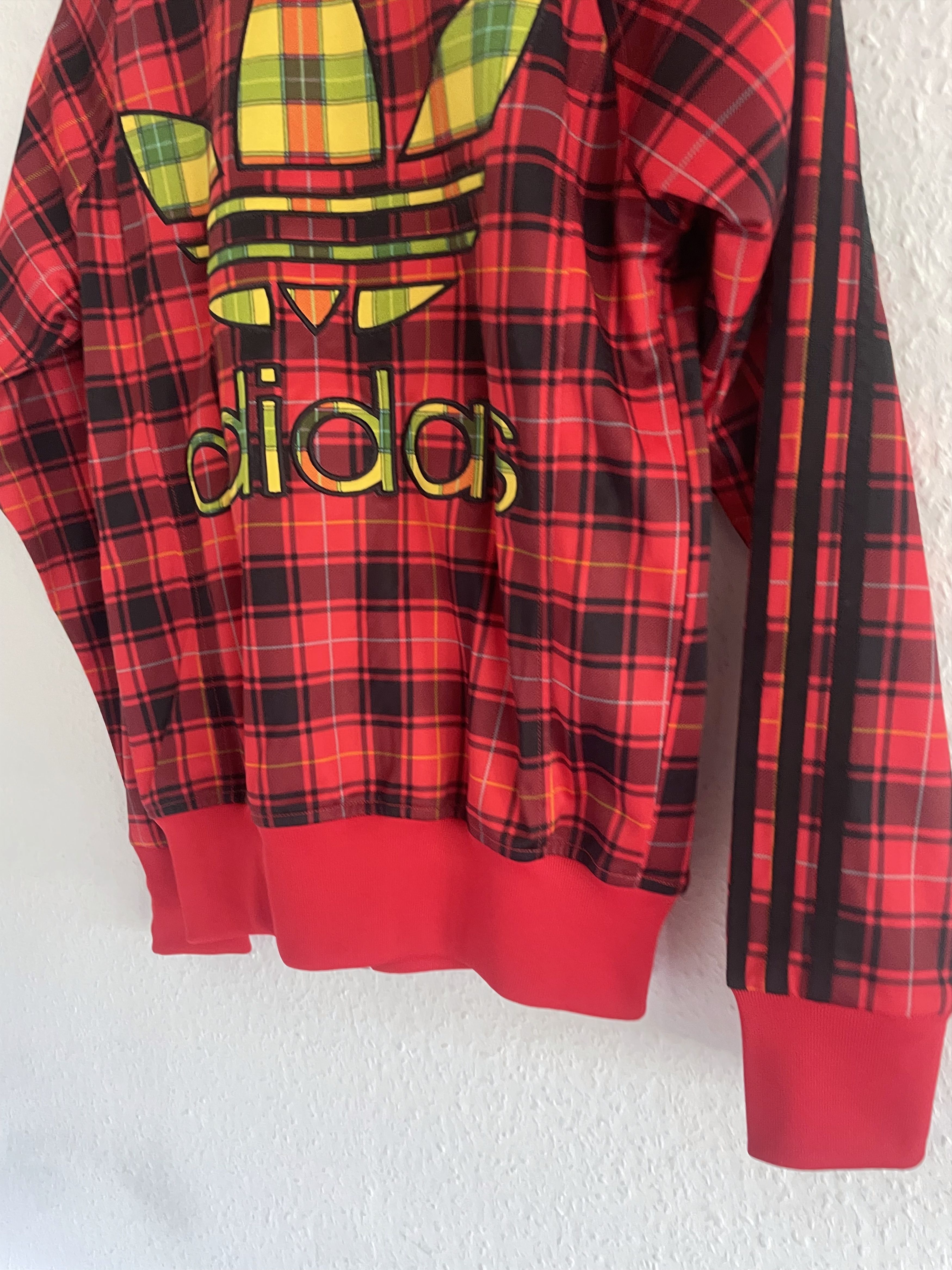 Adidas × Jeremy Scott SS13 Ruffle Plaid Track Jacket Size US S / EU 44-46 / 1 - 12 Thumbnail