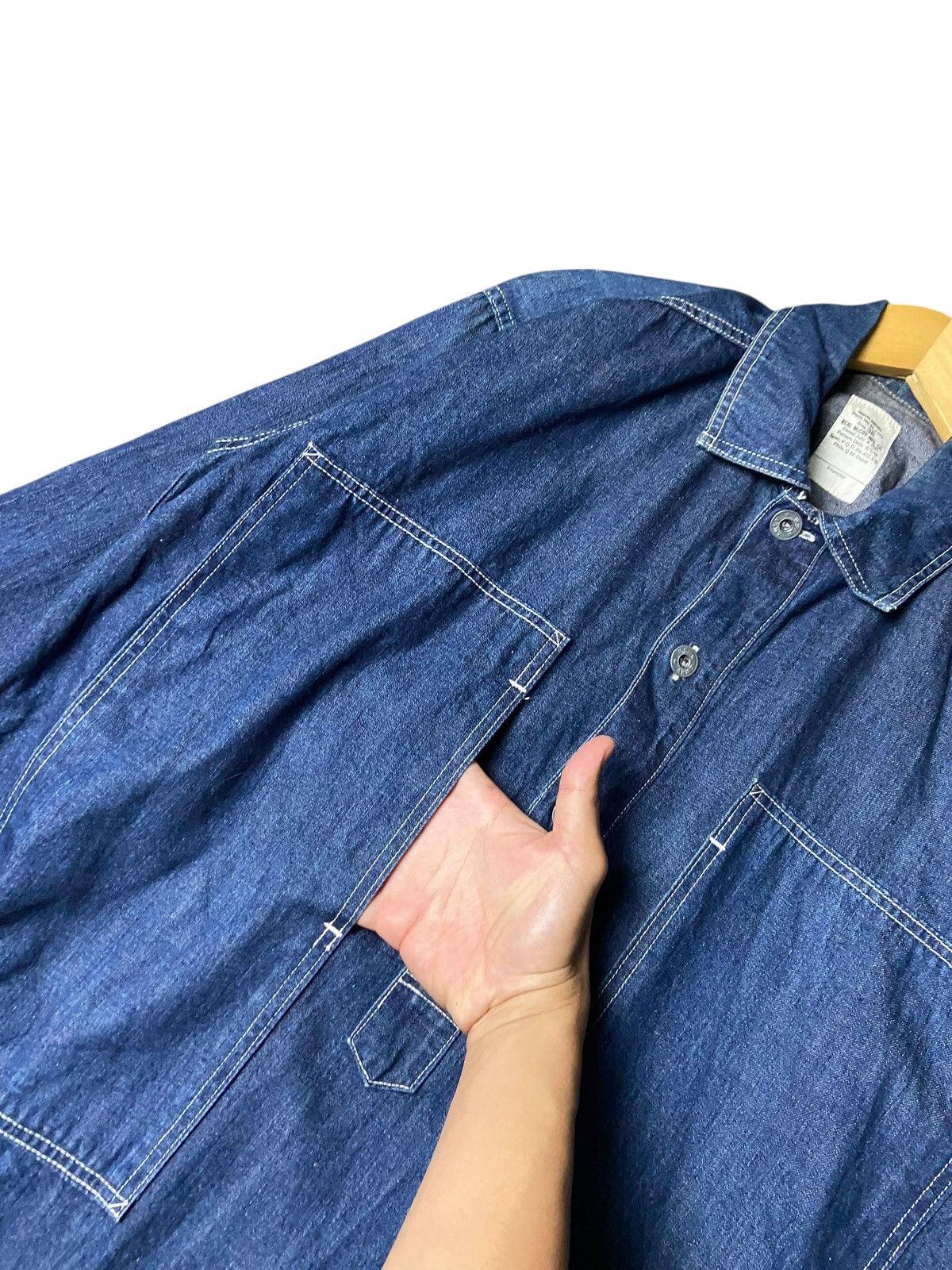 The Real McCoy's The Real Mc Coys’ Dungaree Pullover Denim Jacket (166) Size US M / EU 48-50 / 2 - 4 Thumbnail