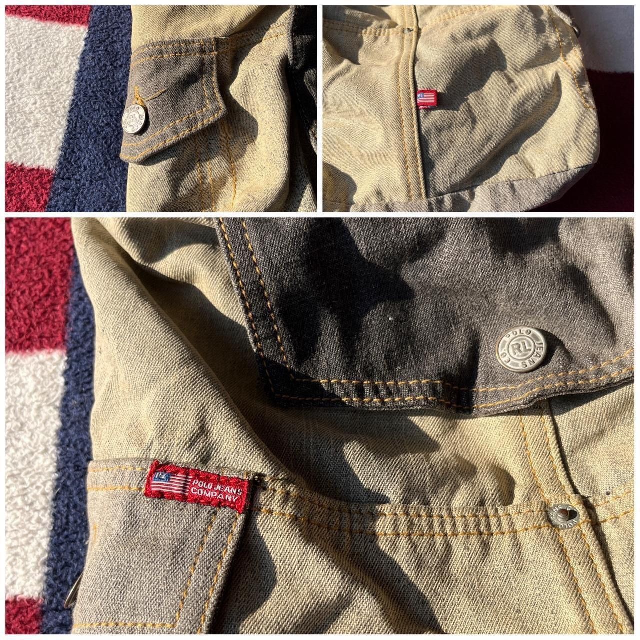 Polo Ralph Lauren Polo Ralph Lauren Rare Vintage acid washed denim backpack Size ONE SIZE - 4 Thumbnail