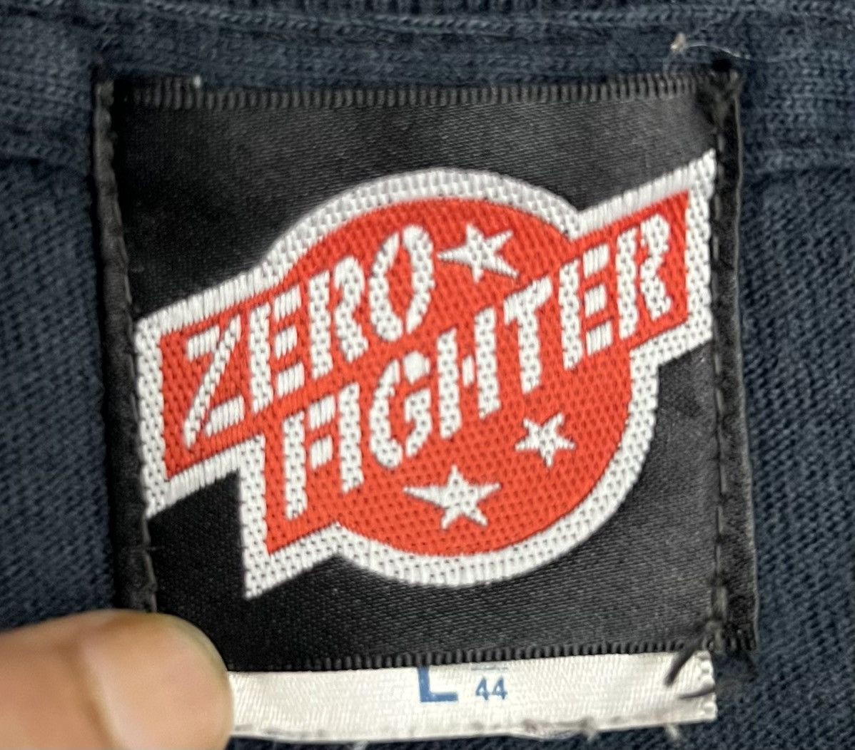 Band Tees × Vintage VINTAGE ZERO FIGHTER SHIRT Size US L / EU 52-54 / 3 - 9 Thumbnail