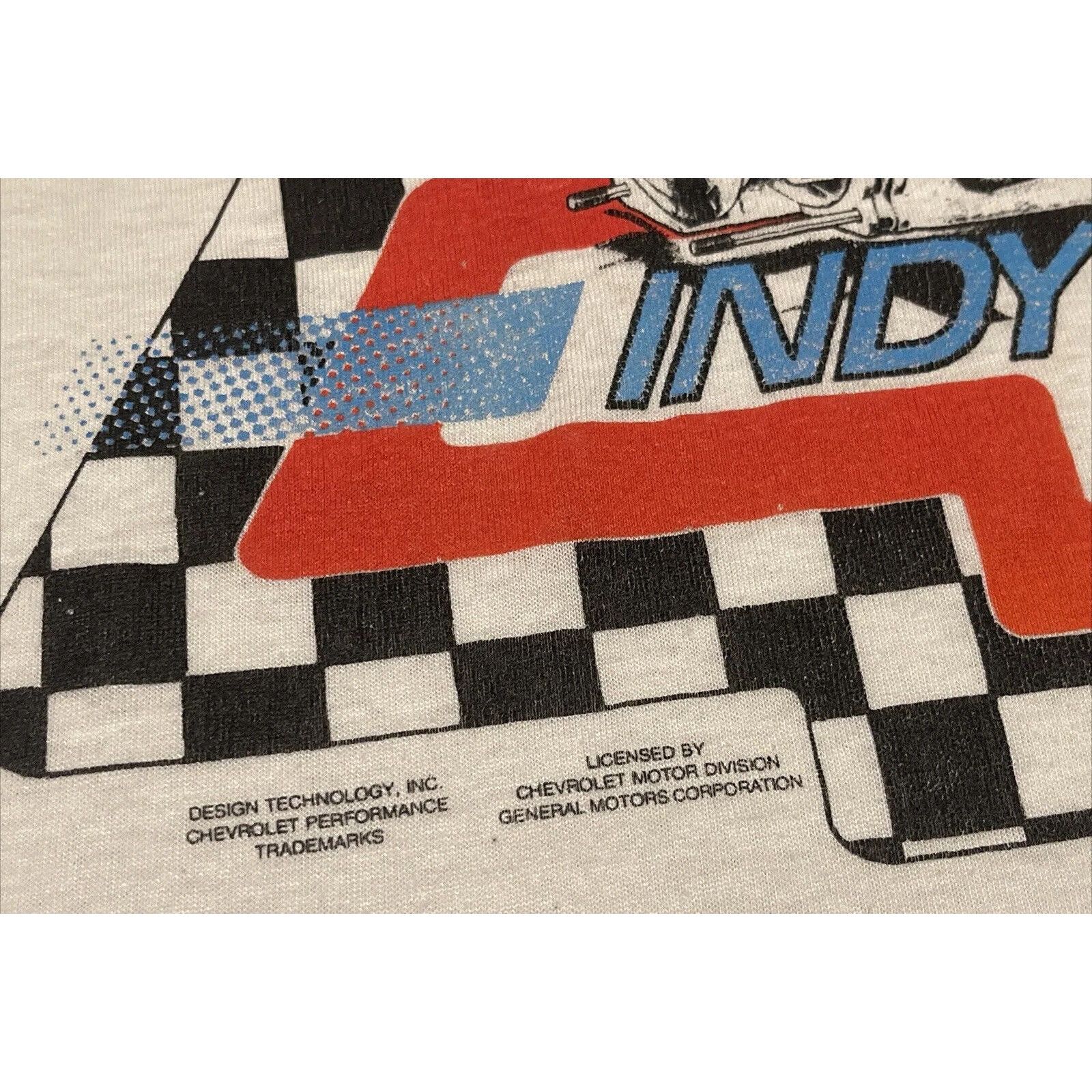 Delta Vintage 80's XL Chevy Indianapolis INDY Raceway Nascar Singl Size US XL / EU 56 / 4 - 5 Thumbnail