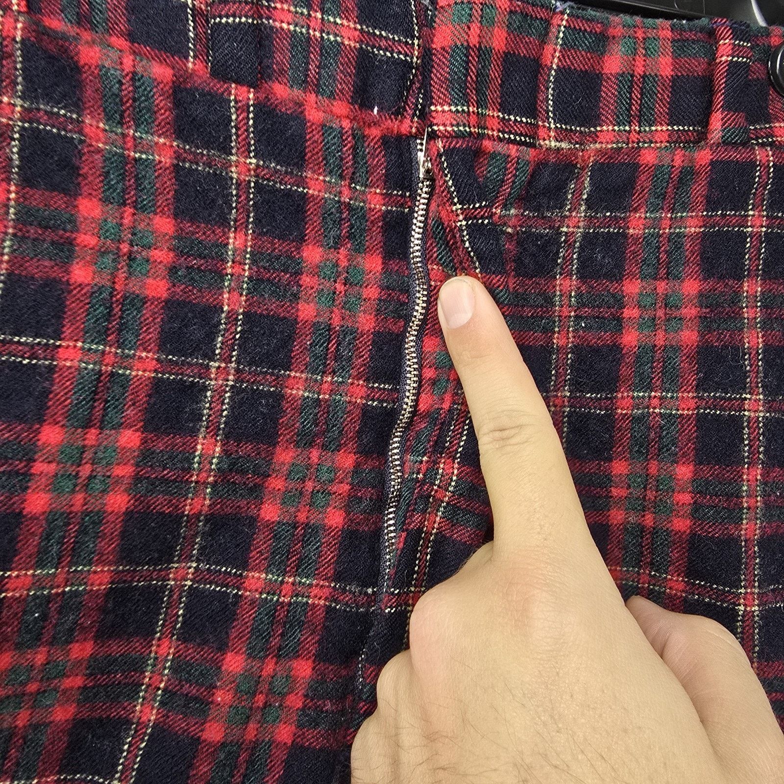 Corbin Vintage Scottish Tartan By Corbin Pants 34x27 Plaid Wool 70s Size US 34 / EU 50 - 3 Thumbnail