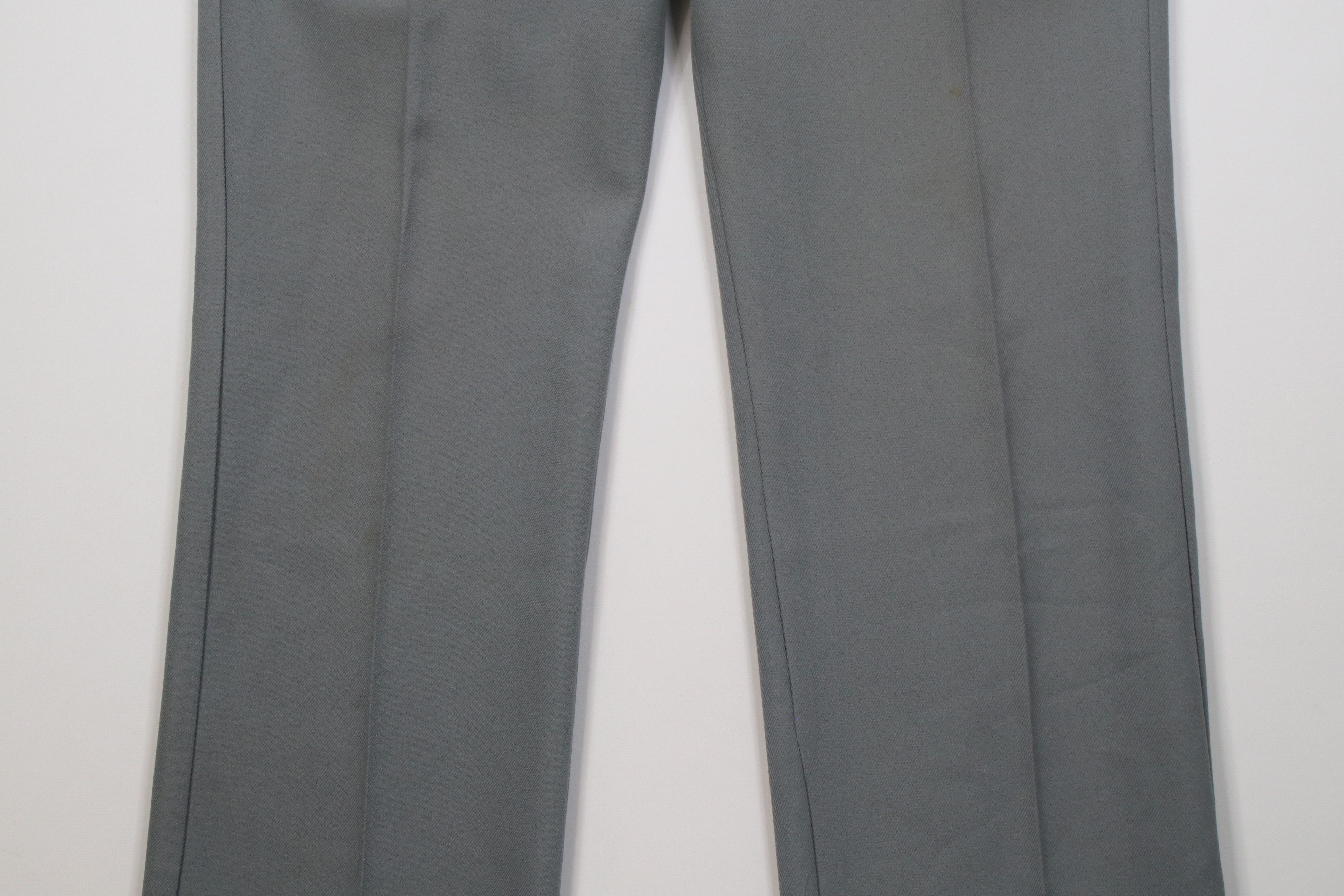 Vintage Vintage 90s Streetwear Knit Flared Wide Leg Chino Pants Gray Size US 32 / EU 48 - 3 Thumbnail