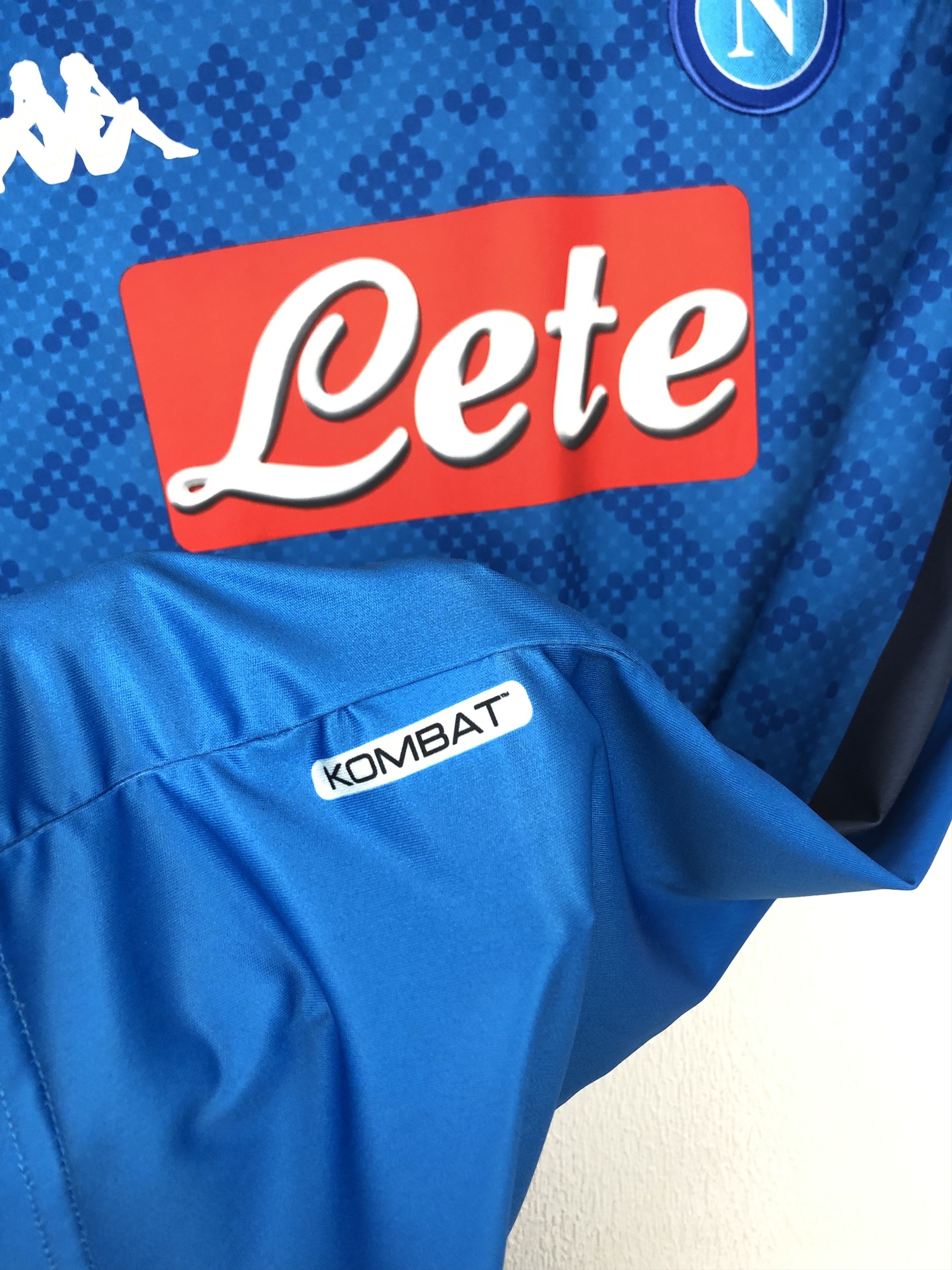 Kappa Napoli Shirt football shirt 2019 Soccer Kappa Mens Jersey Size US L / EU 52-54 / 3 - 4 Thumbnail