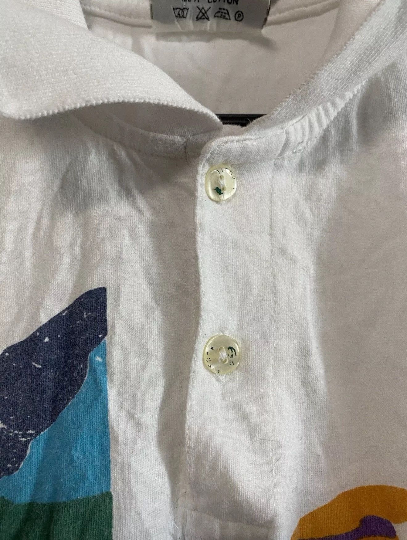 Lacoste Very Rare Vintage Polo Lacoste x Andre Agassi Made In France Size US M / EU 48-50 / 2 - 2 Thumbnail