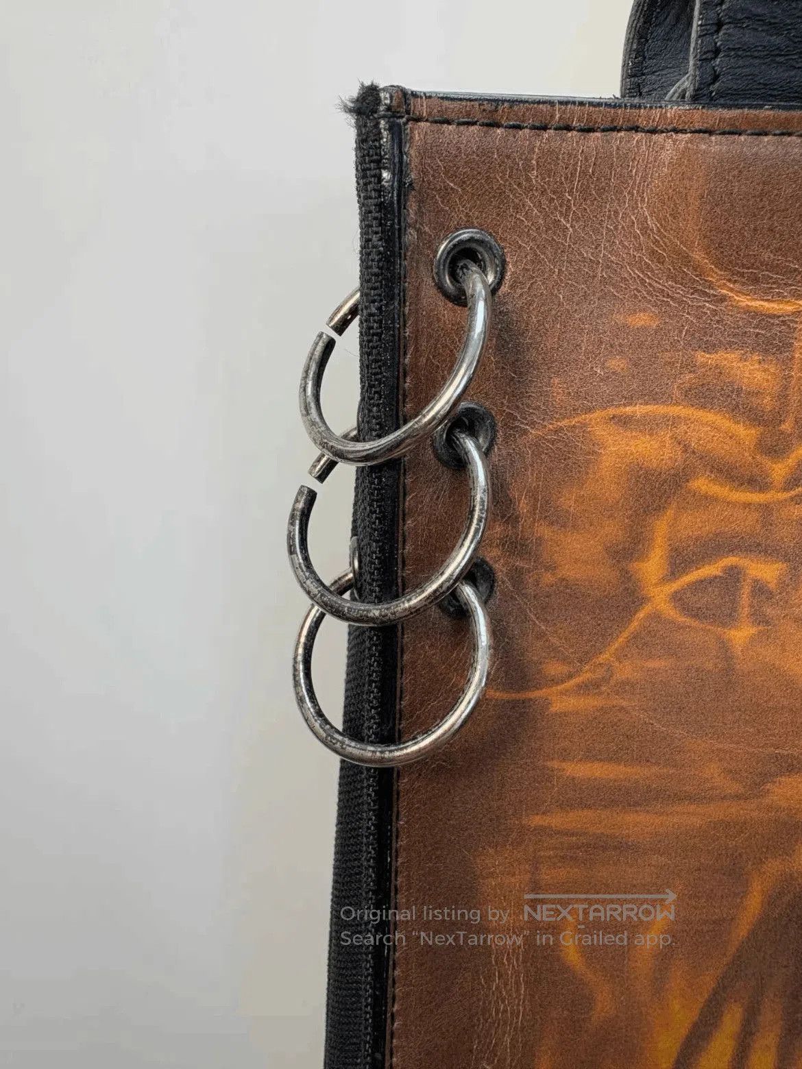 Jean Paul Gaultier Jean Paul Gaultier 01SS Devil Print Shoulder Tote Bag. Size ONE SIZE - 4 Thumbnail