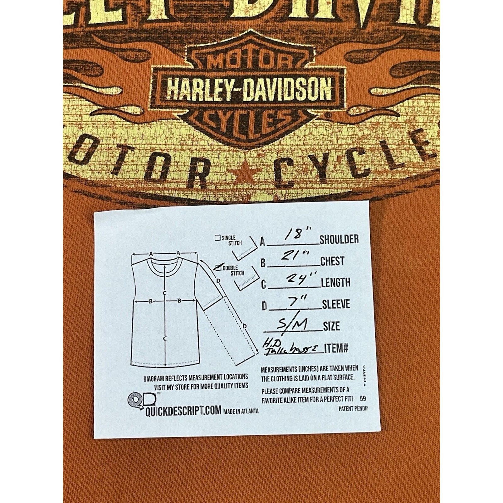 Harley Davidson 2013 Harley Davidson T-shirt Capital City Tallahassee Ride T Size US M / EU 48-50 / 2 - 7 Thumbnail