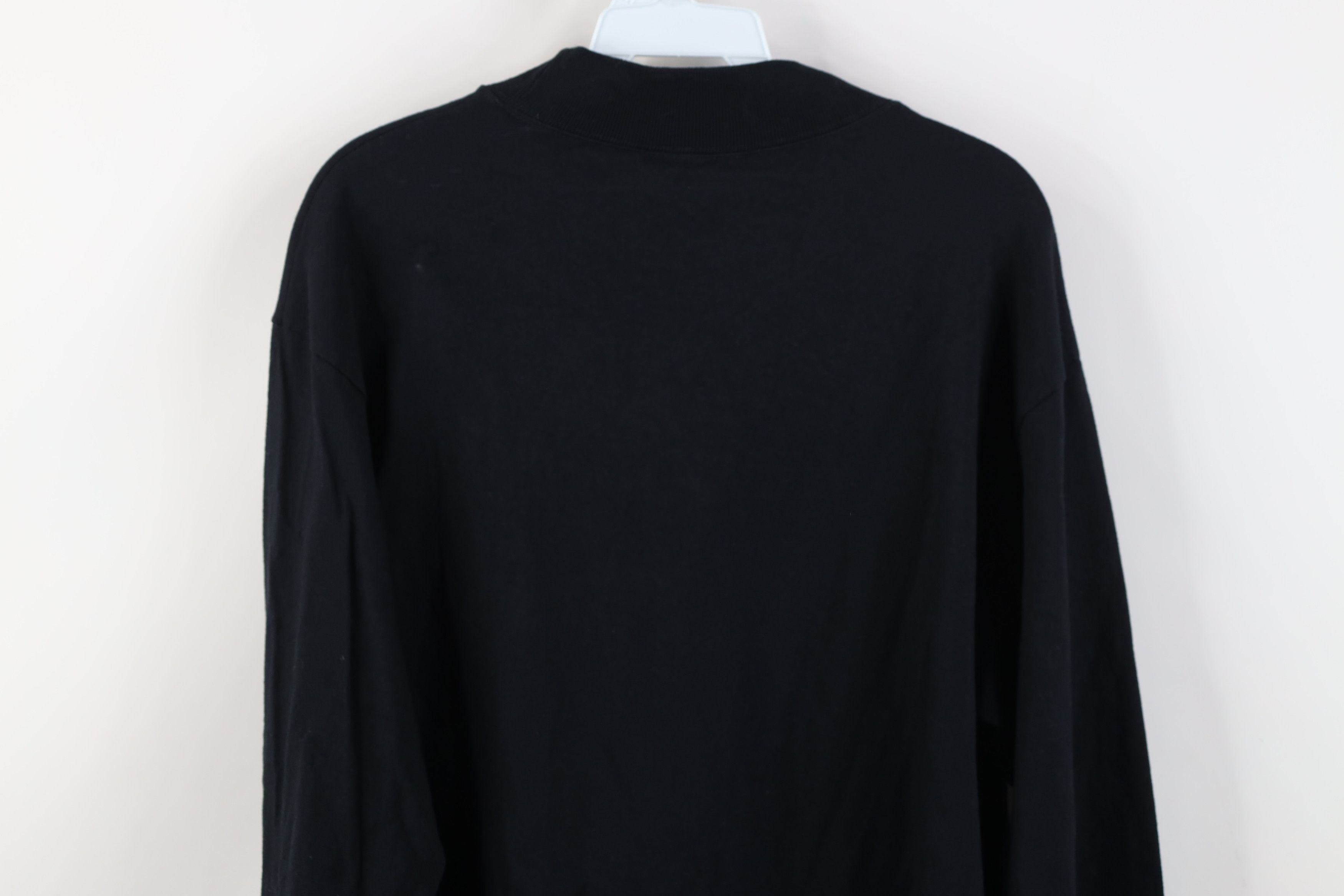 Vintage Vintage 90s Y2K Streetwear Long Sleeve Mock Neck T-Shirt Size US L / EU 52-54 / 3 - 11 Thumbnail