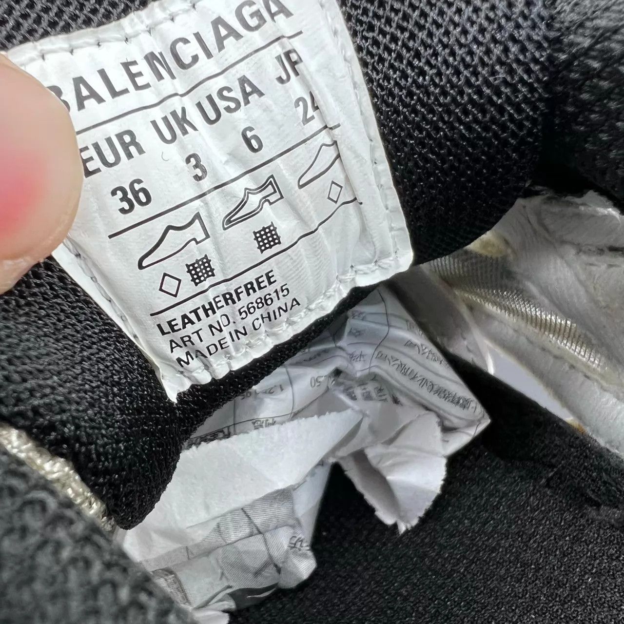 Balenciaga Balenciaga Track 2 Black & Gray 36 Mint Box Size US 5.5 / IT 35.5 - 8 Thumbnail