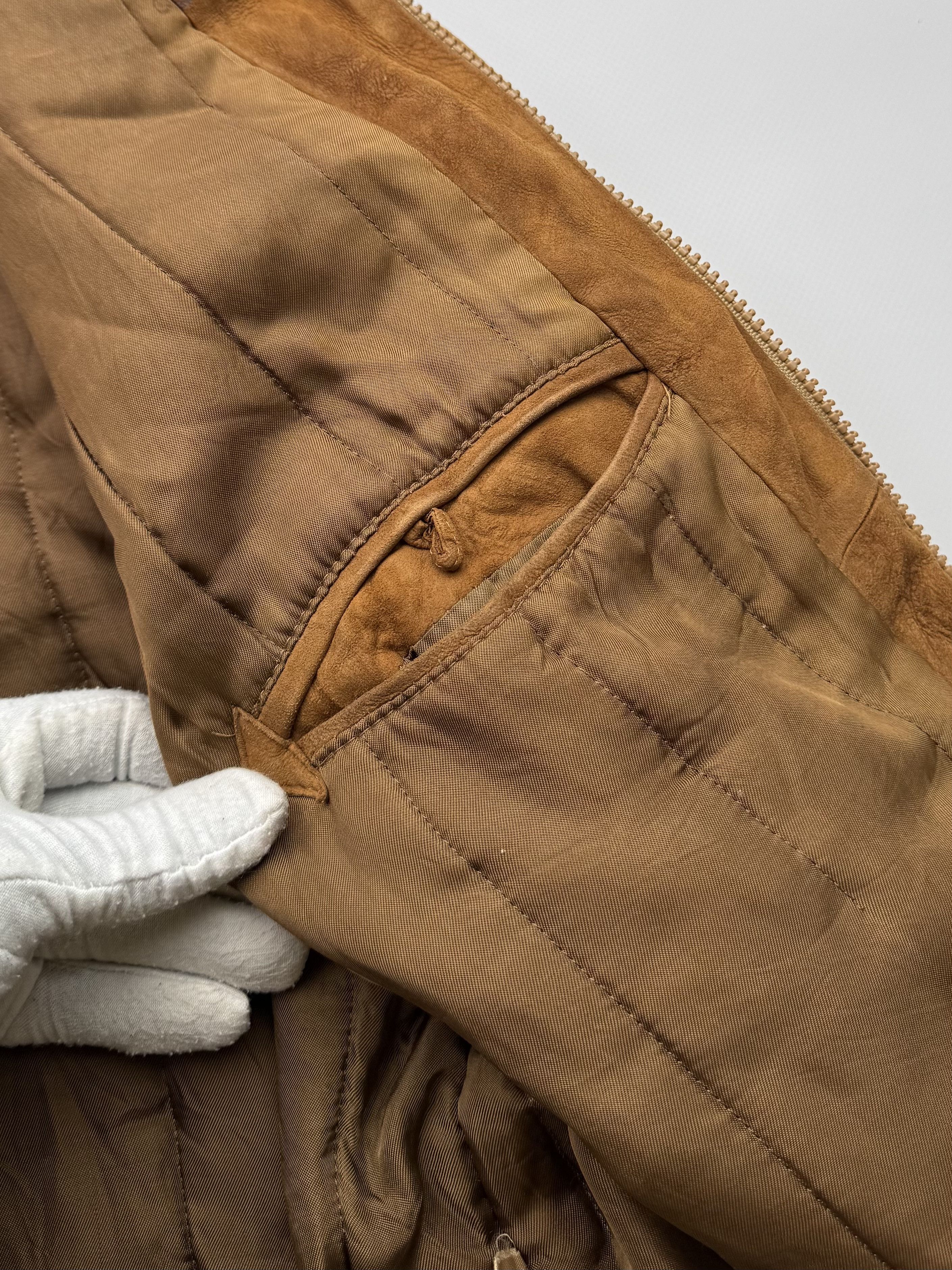 Vintage Vintage Thrashed Leather Bomber Jacket B431(V198)E2 Size US M / EU 48-50 / 2 - 9 Thumbnail