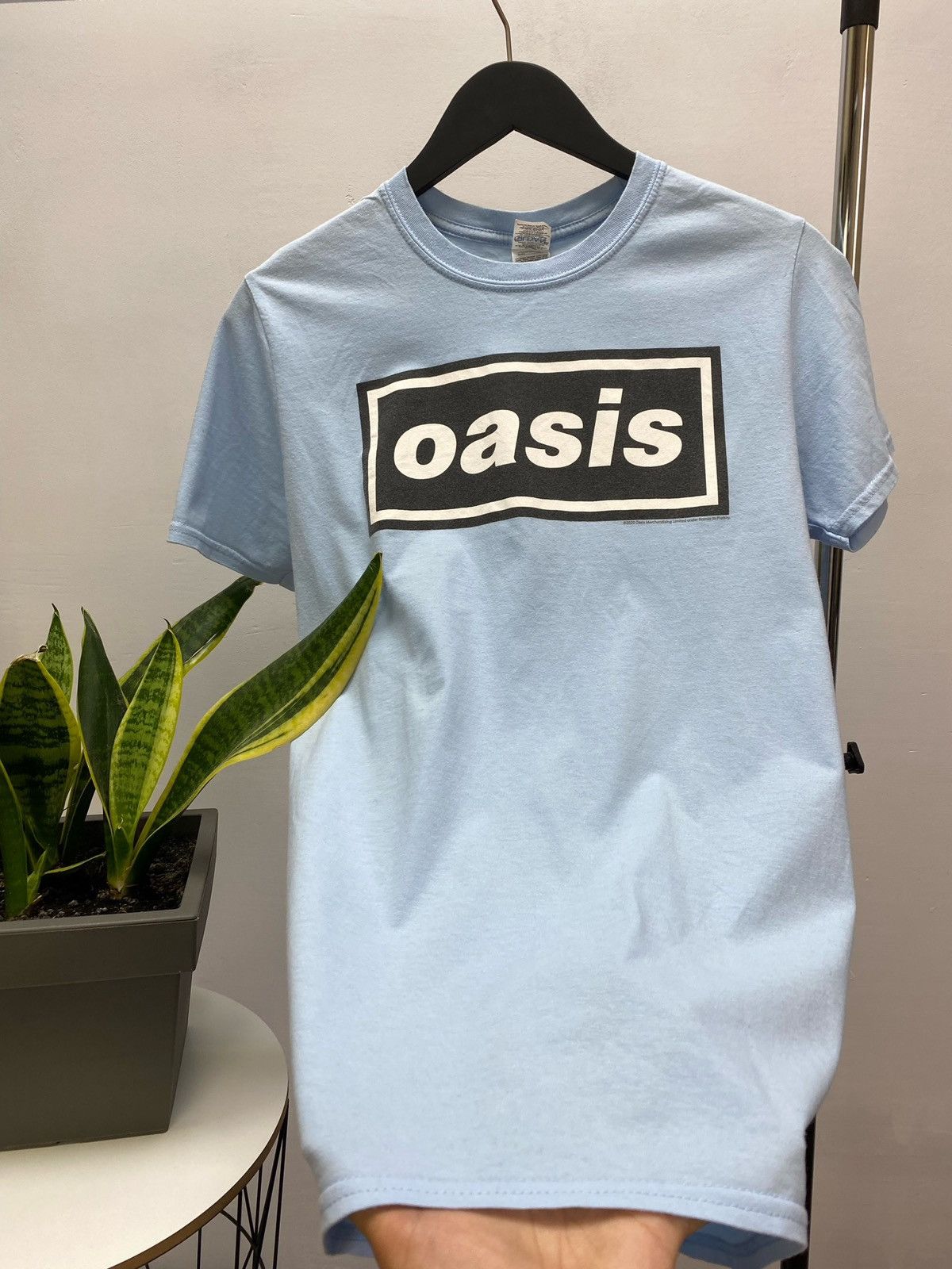Band Tees × Vintage Oasis Shirt Box Logo Vintage Band Tees Radiohead Size US M / EU 48-50 / 2 - 11 Thumbnail