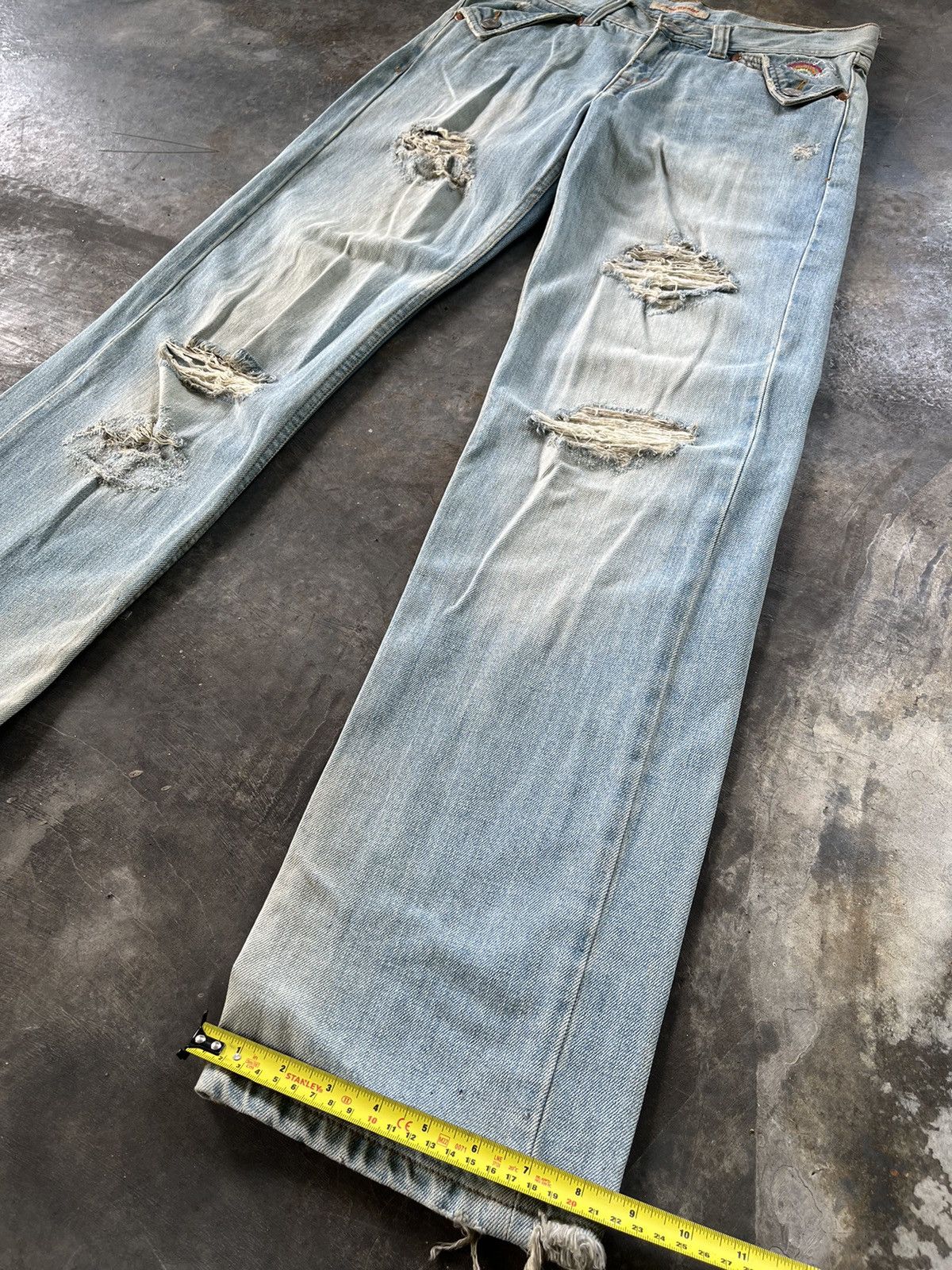 Hysteric Glamour × Vintage Vintage Inspired Hysteric Distressed Denim Size US 31 - 10 Thumbnail