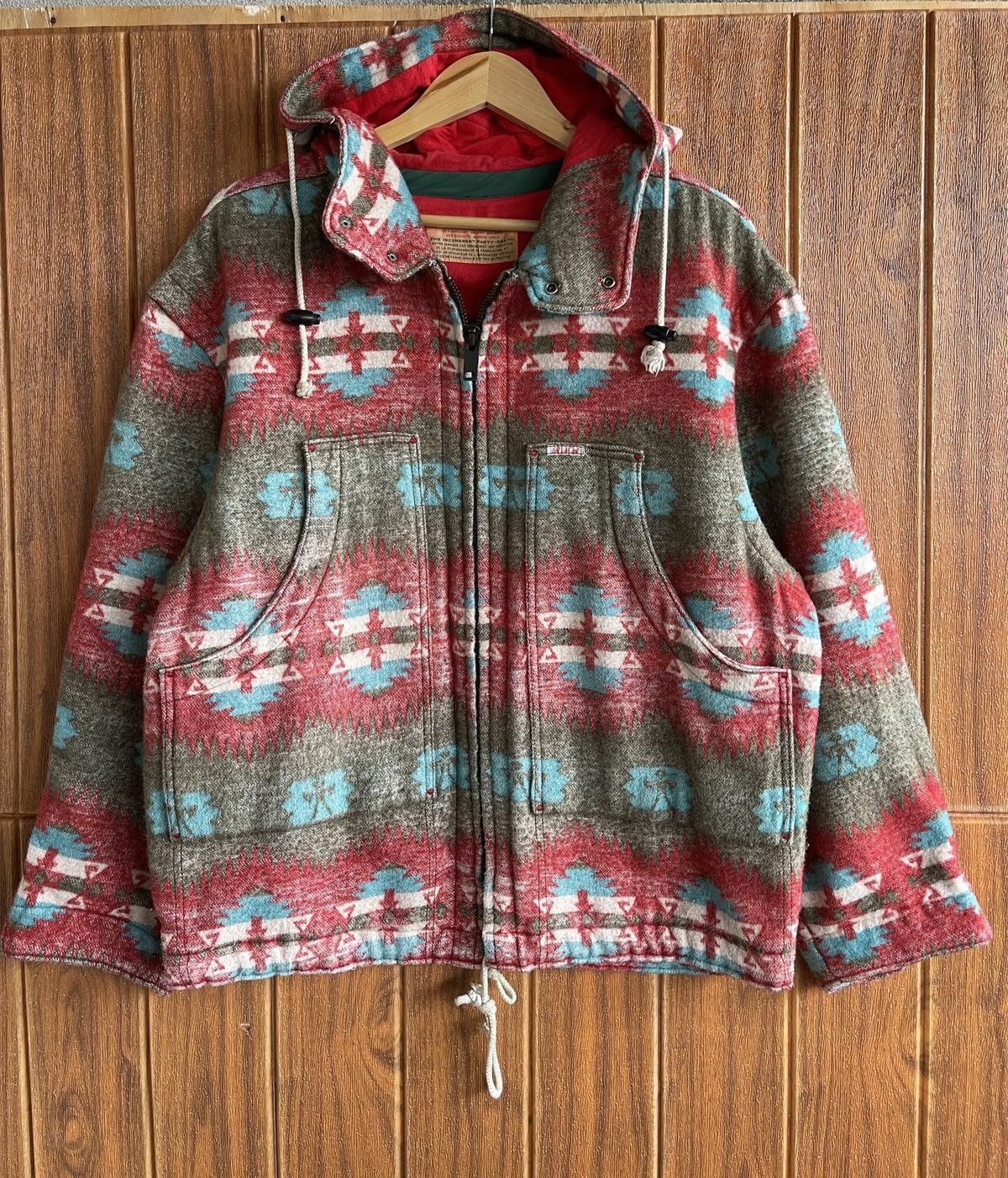 Vintage Very Rare🔥Vtg 60s/70s Rna Inc Native Navajo Heavy Jacket Size US XL / EU 56 / 4 - 2 Thumbnail