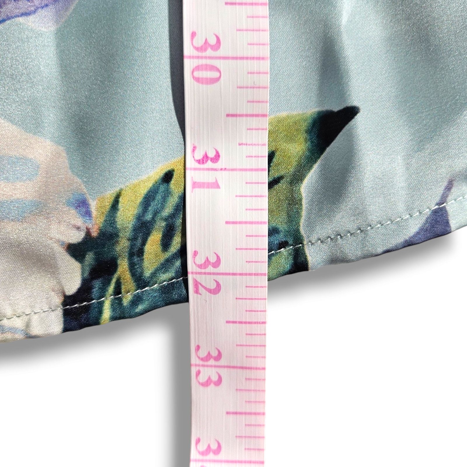 Show Me Your MuMu EUC Show Me Your MuMu Kimono [no Sash] Sz. XS Mint Floral Size ONE SIZE - 7 Thumbnail