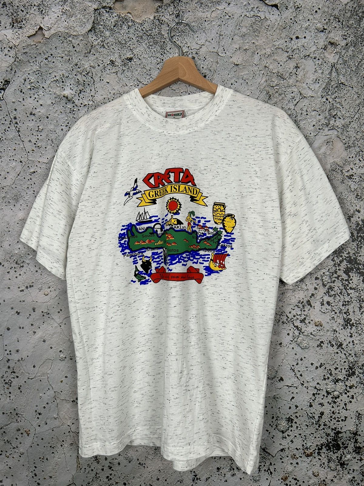 Other Vintage Creta Island Tourist Graphic Tee 90s Hype Size US M / EU 48-50 / 2 - 1 Thumbnail