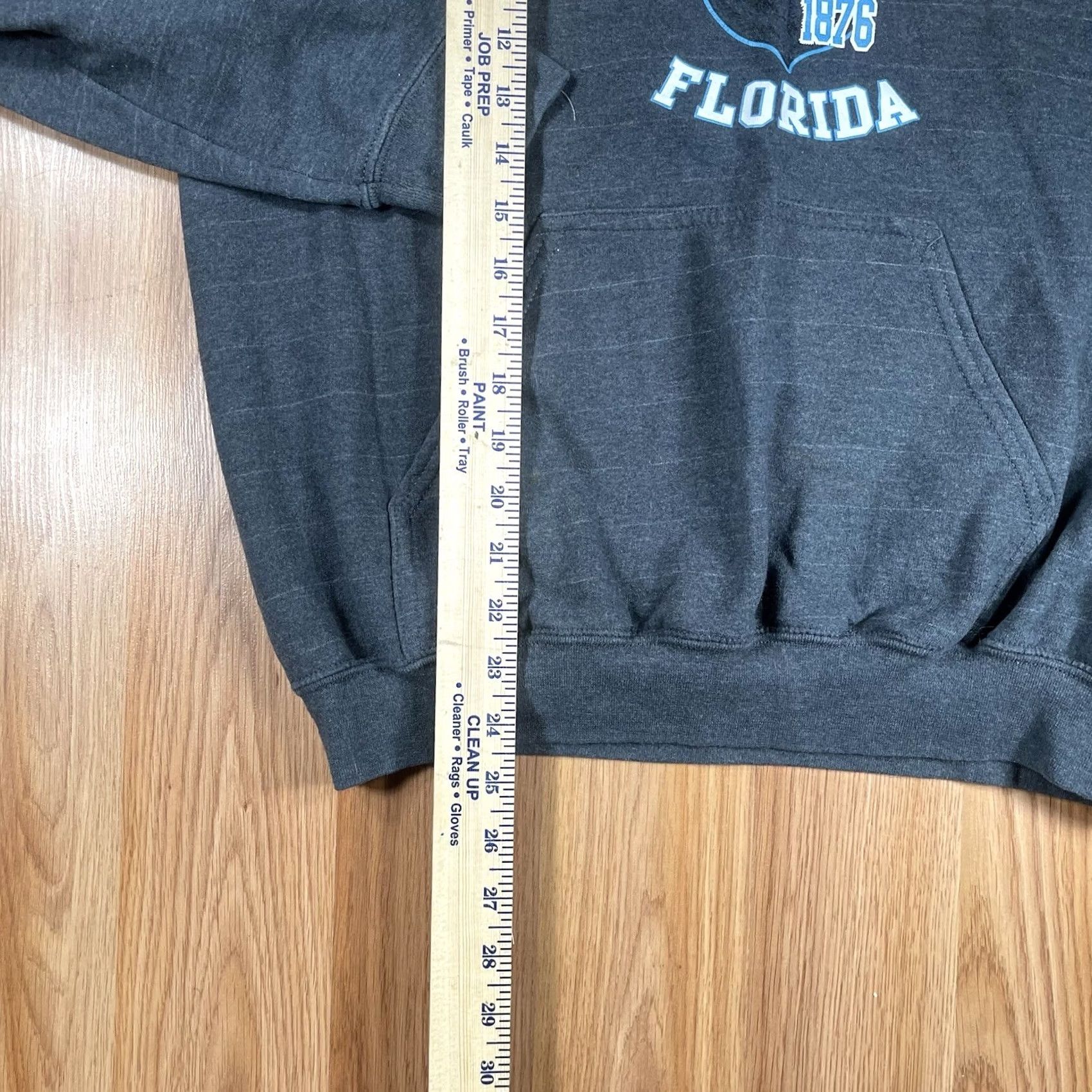 Gildan Gildan Daytona Beach FL Long Sleeve Sweatshirt Hoodie Shirt Mens M Gray Size US M / EU 48-50 / 2 - 4 Thumbnail