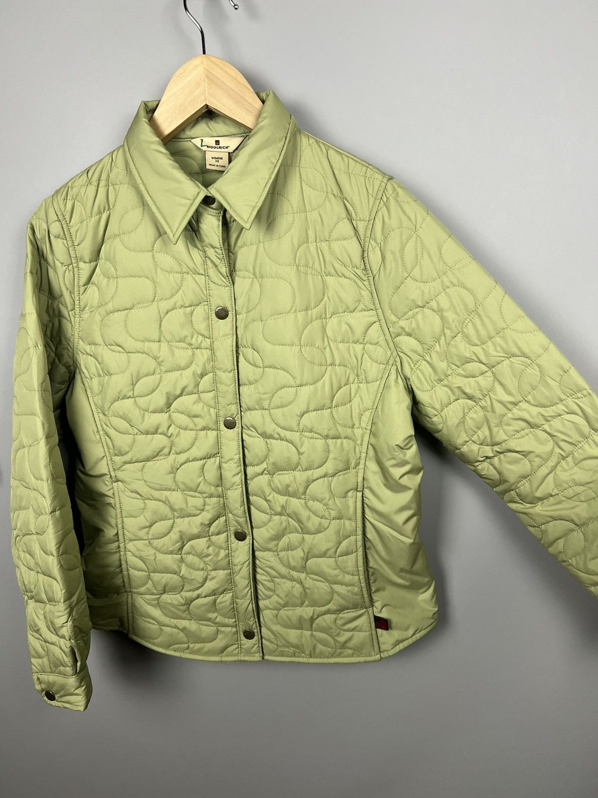 Woolrich Woolen Mills (XS) Woolrich lt sage quilted jacket rare Size XS / US 0-2 / IT 36-38 - 4 Thumbnail