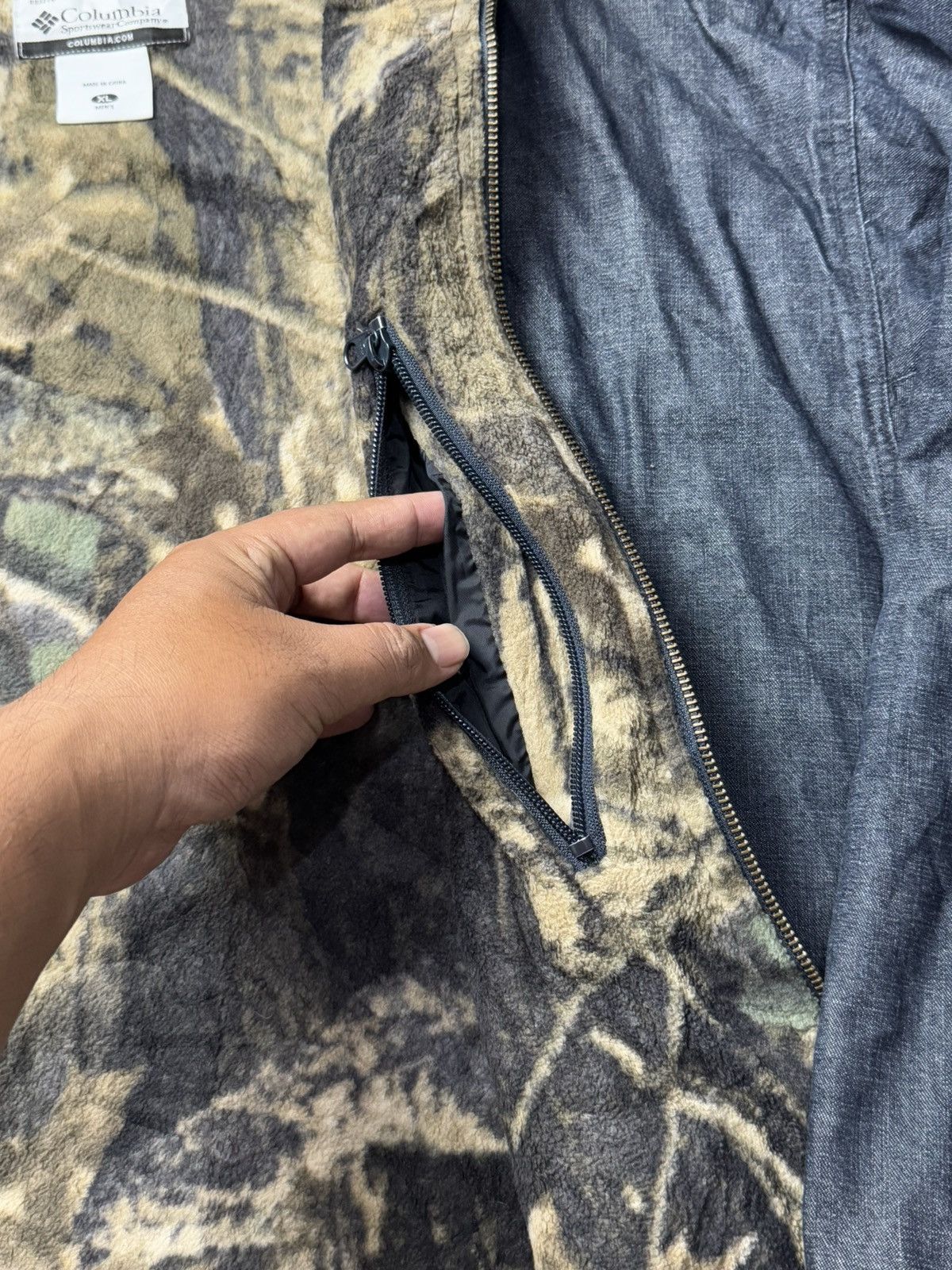 If Six Was Nine × Japanese Brand × Le Grande Bleu (L.G.B.) Fur Denim Hoodie Columbia Size US XL / EU 56 / 4 - 8 Thumbnail