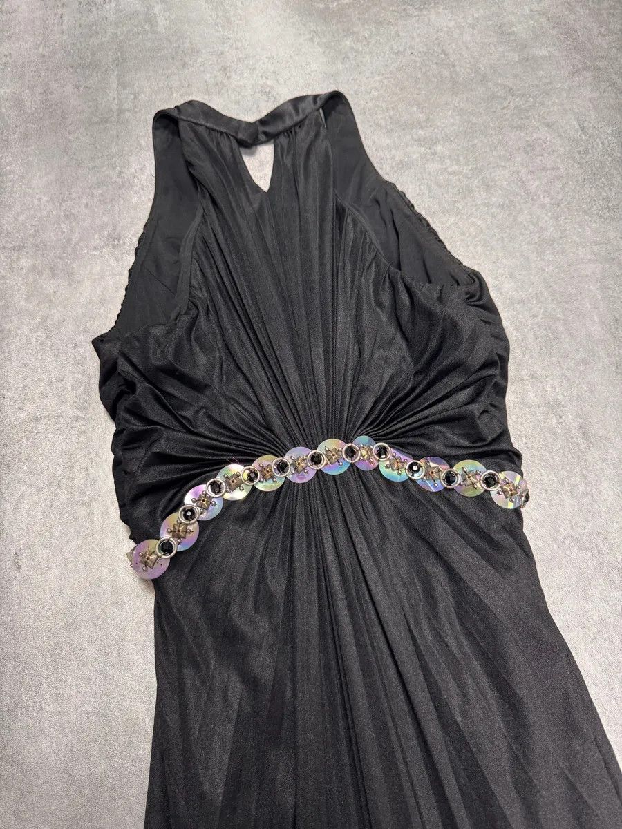 Roberto Cavalli × Vintage Roberto Cavalli Class Black Long Dress Size M / US 6-8 / IT 42-44 - 5 Thumbnail