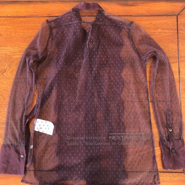 Valentino Valentino Burgundy lace shirt Size XS / US 0-2 / IT 36-38 - 3 Thumbnail