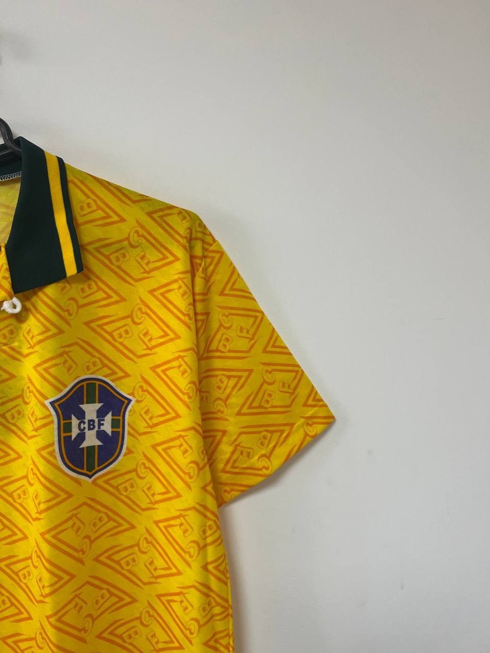 Other Vintage Brazil World Cup 1994/1995 Home #7 Bebeto Football L Size US L / EU 52-54 / 3 - 8 Thumbnail